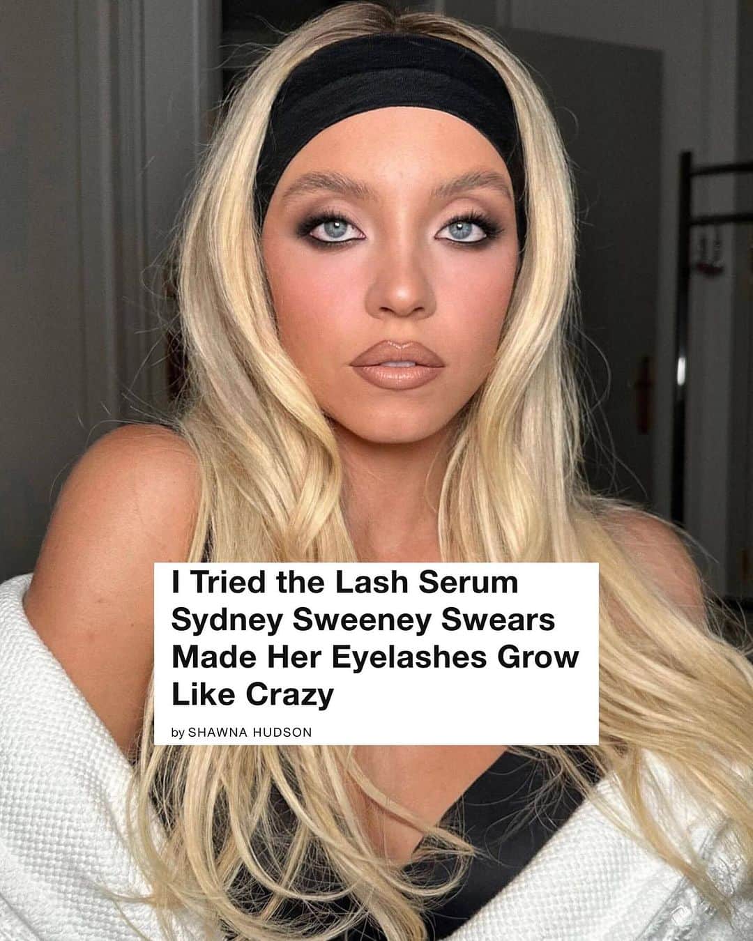 WHO WHAT WEARのインスタグラム：「Lash serums can definitely be tricky. Believe us—it takes time and effort to discover which ones really work, but we've finally landed on a handful that help out our short, sparse lashes. One of them also happens to be a favorite of @sydney_sweeney. In an interview, Sweeney revealed that after using a particular serum she discovered on TikTok, her lashes "started growing like crazy." To get our honest thoughts on whether this product lived up to the hype, head to the link in bio. photo: @patrickta」