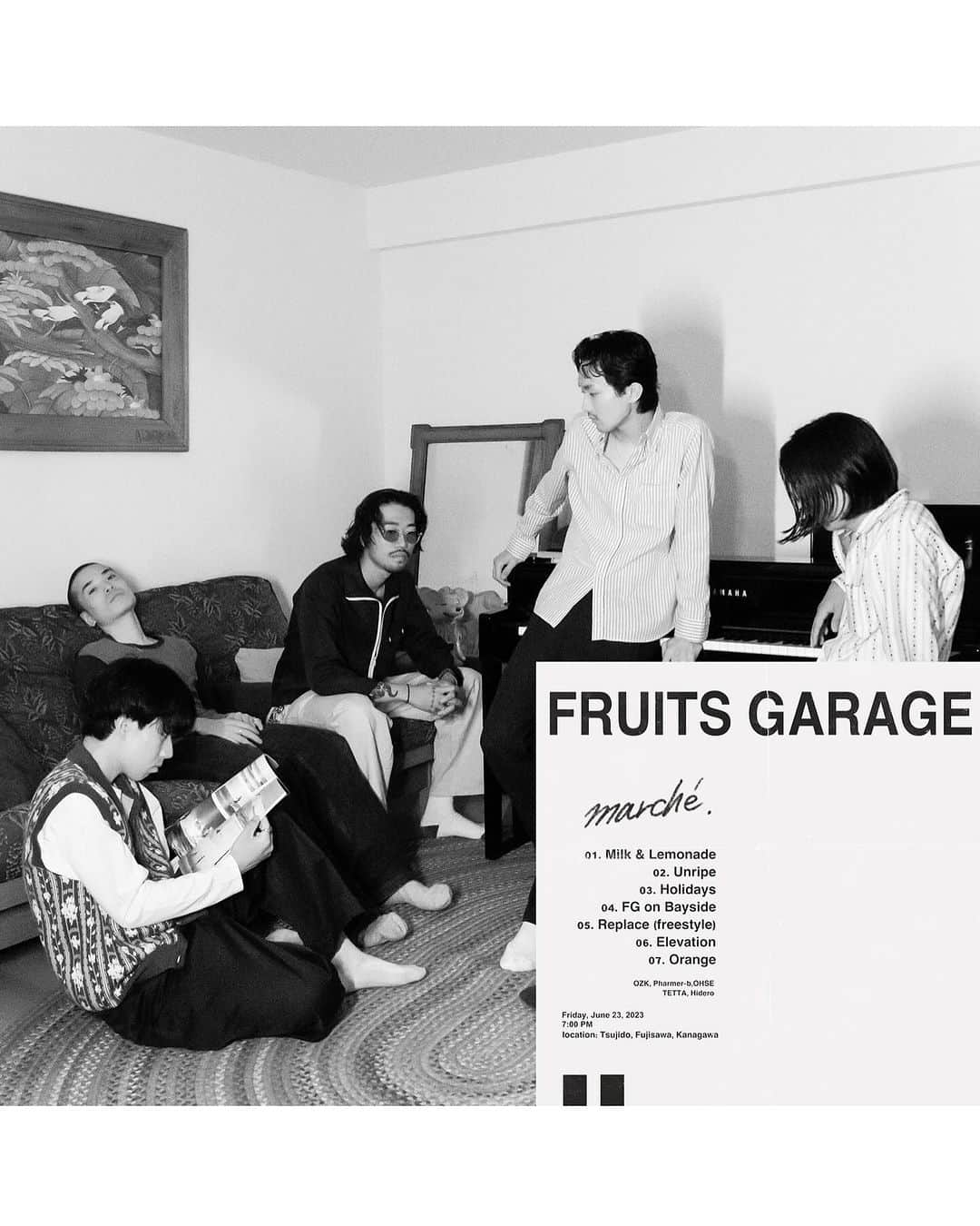 McGuffinさんのインスタグラム写真 - (McGuffinInstagram)「⚡McGuffin Street News⚡  Fruits Garageから 1st mini Album ［marché］を11/1から配信サービスにてリリース開始  @fruitsgaragemusic   配信先URL https://ultravybe.lnk.to/marche  #Fruitsgarage #marché」11月3日 14時04分 - mcguffin_official