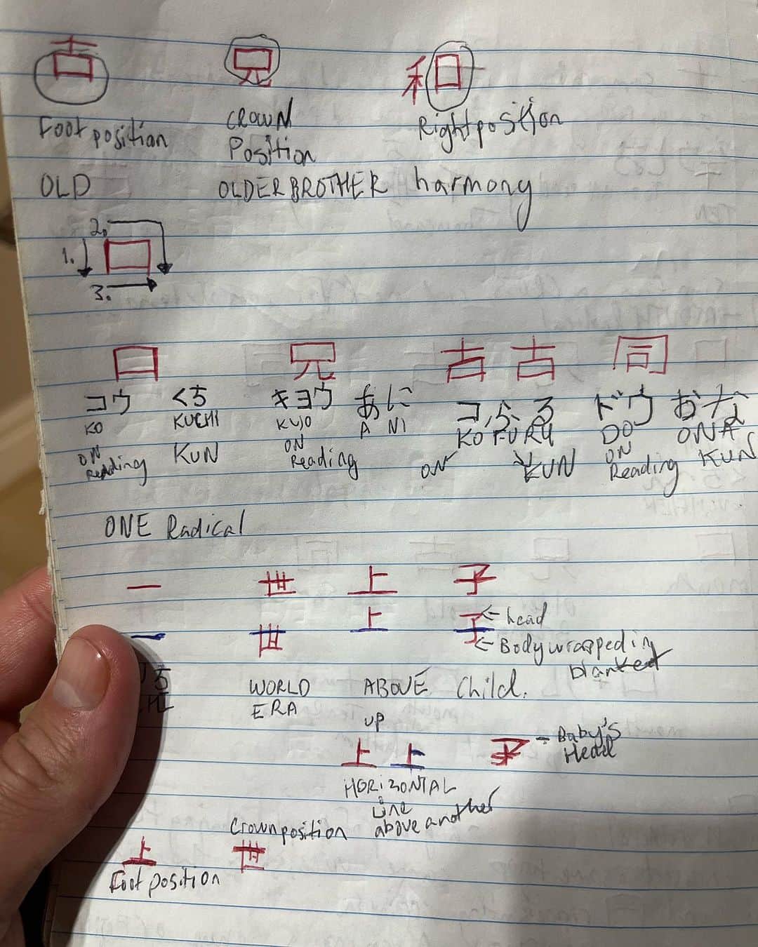 デイビーボーイ・スミス・ジュニアのインスタグラム：「Learning Japanese “Kanji “” during the recovery. Learning Kanji = VERY Difficult.  Actually I can read and write hiragana and katakana mostly, or sound out anyway. But Kanji is way muzukashi!!! 😝 難しい  むずかしい😜 ✏️ 🇯🇵 🐛 🍎🤓」