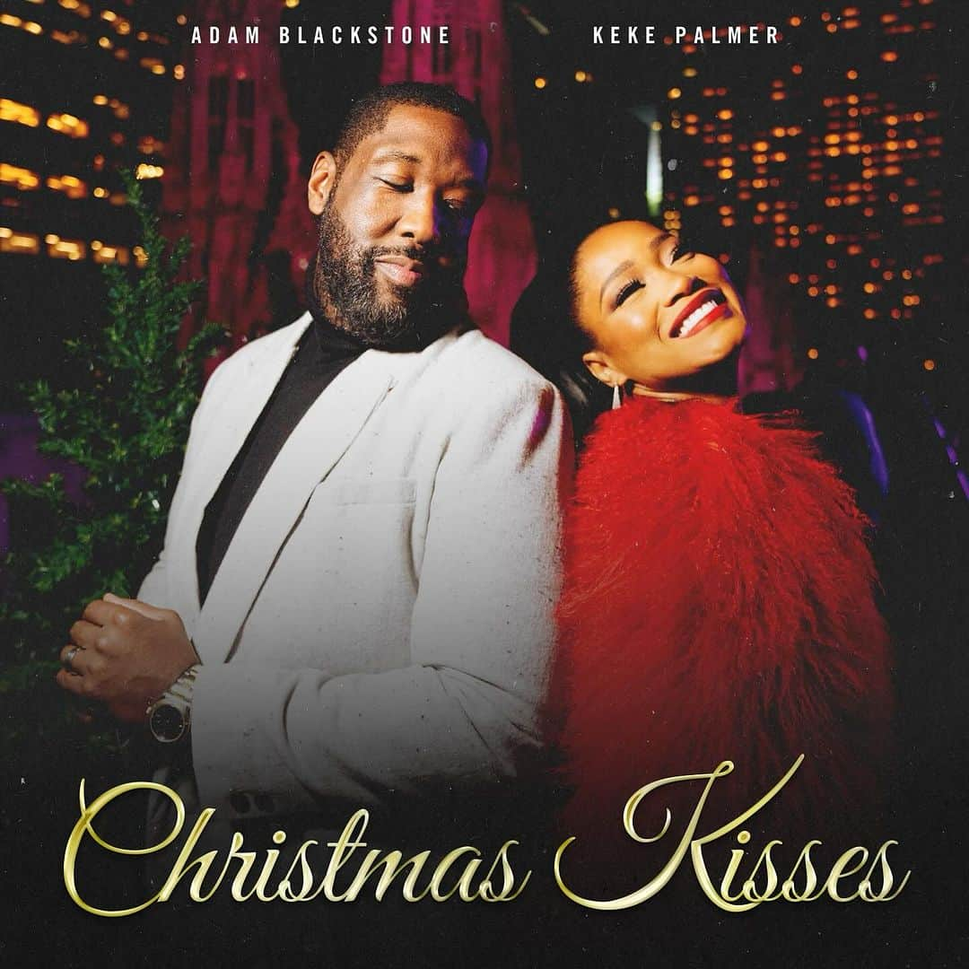 キキ・パーマーのインスタグラム：「THE PEOPLE BEEN WANTING THAT HOLIDAY BOP, and well…. Me and @ADAMBLACKSTONE DELIVERED!!! Go download & stream #CHRISTMASKISSES 🎄💋 Available now on all digital outlets!!!  Link in bio 🎶  #AdamBlackstone #KekePalmer #ChristmasKisses #NewMusic #BBE #AMG #Empire  #CHRISTMAS #LEGACY 📸 | @bycestlazee  🖼️ | @iameyephotos」