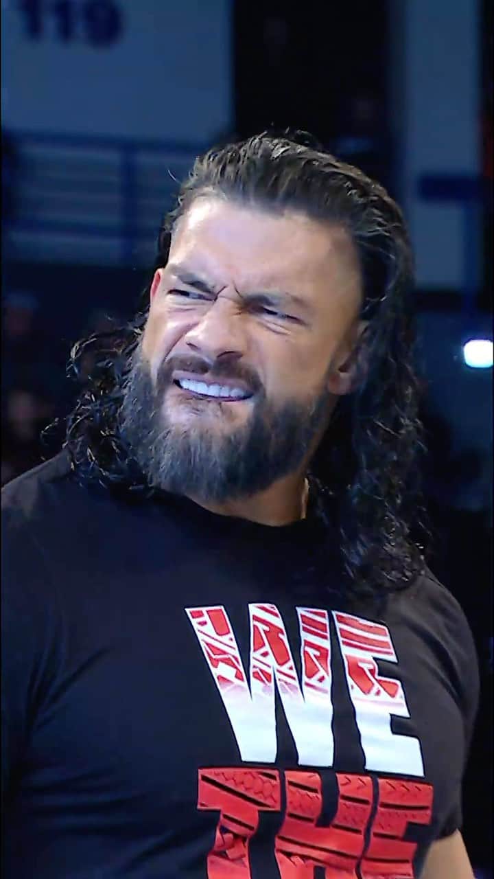 WWEのインスタグラム：「@romanreigns’ facial expressions are unmatched 😂」