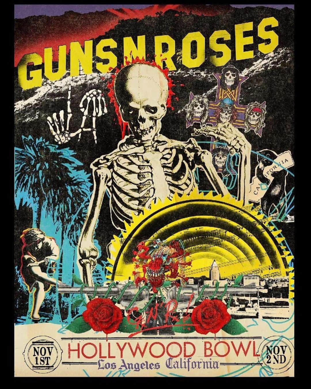 Guns N' Rosesさんのインスタグラム写真 - (Guns N' RosesInstagram)「LA! We sold out night 1, are you ready to go again? 🔥」11月3日 5時11分 - gunsnroses