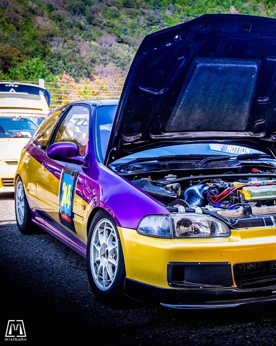 mistbahnさんのインスタグラム写真 - (mistbahnInstagram)「_ REAL ACROSS RACING Honda EG6 CIVIC SiR _ 🚗: @taichi_civic  📷: @mistbahn _ Shot on Oct-15 2023 🏁 "Circuit Festa ( @circuit_festa_west_japan )" "HONDA ONE MAKE RACE". Central Circuit (Hyogo Japan) _ JP) 2023年10月15日、セントラルサーキットで開催された「サーキットフェスタ ( @circuit_festa_west_japan )」内の「ホンダ・ワンメイク・レース」で撮影。 _ #circuitfesta #circuitfesta2023 #サーキットフェスタ #サーキットフェスタ2023 #hondaonemakerace #ホンダワンメイク #ホンダワンメイクレース #realcompany #リアルカンパニー #real #acrossracing #realacrossracing #アクロスレーシング #honda #civic #hondacivic #ホンダシビック #シビック #eg6 #egcivic #eg #kanjo #kanjostyle #kanjozoku #timeattack #timeattackjapan #hondasontrack #teamenkei #nt03」11月3日 6時11分 - mistbahn