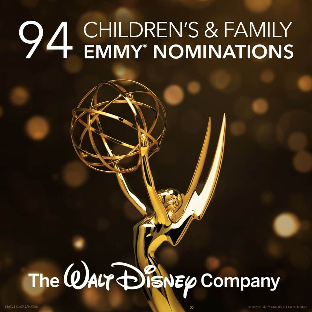 Disneyのインスタグラム：「Congratulations to all the Children’s & Family Emmys nominees from across The Walt Disney Company. ✨ Learn more at the link in bio. #ChildrensEmmys」