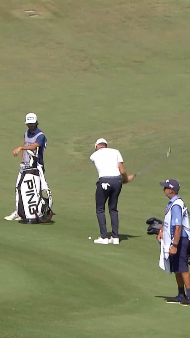 チョン・インジのインスタグラム：「Matthias Schwab one-hops it in for eagle on the 18th at El Cardonal! 🦅  📺: Golf Channel & @peacock | @wwtchampionship」