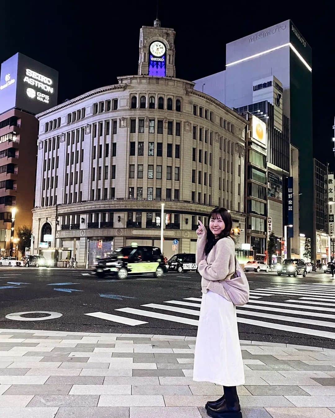 小谷津友里さんのインスタグラム写真 - (小谷津友里Instagram)「ミッキーいた🕐️🤎🐭  #銀座 #ginza #mickeymouse #ミッキー  #seiko #セイコー #時計塔 #disney #ディズニー」11月3日 7時27分 - yurikoyatsu