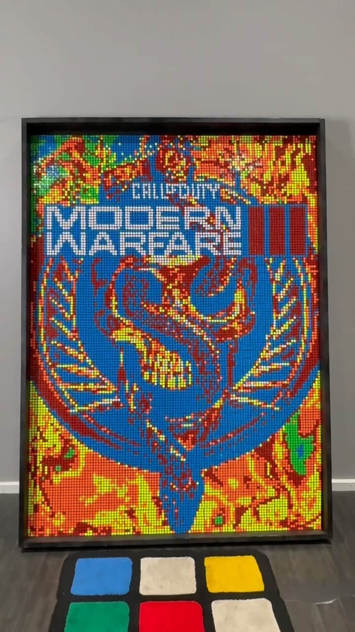 Call of Dutyのインスタグラム：「There’s always another side 💥 @thecollegecuber_ showcases #MW3 with a stunning cubed creation #MW3」