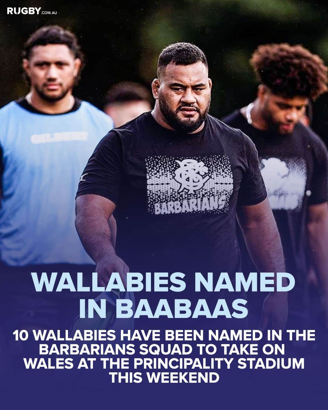 ラグビーオーストラリア代表さんのインスタグラム写真 - (ラグビーオーストラリア代表Instagram)「@barbarians_fc name a strong @Wallabies contingent to face Wales 😍  #BaaBaas #Wallabies」11月3日 8時08分 - rugbycomau