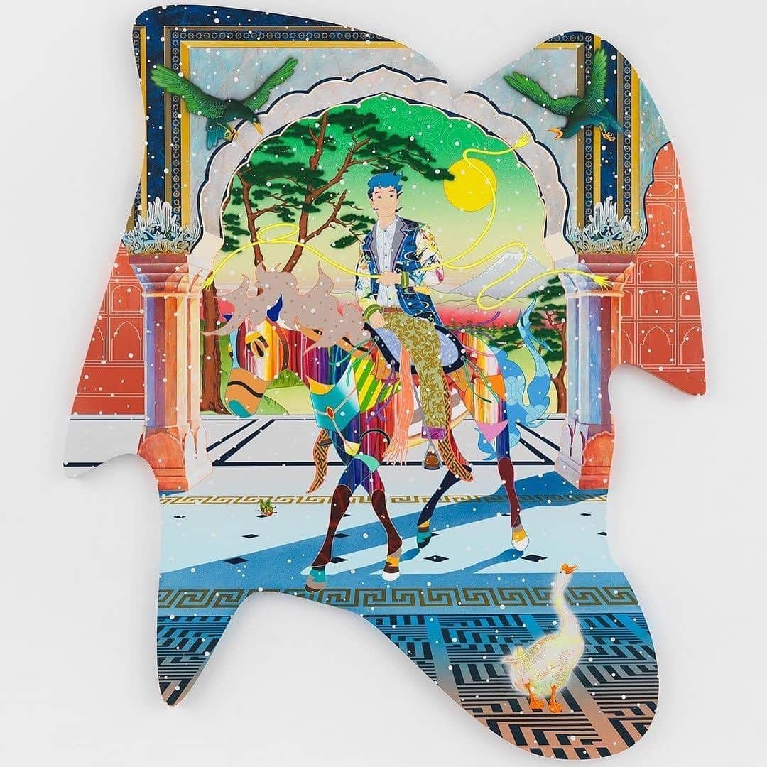 松山智一さんのインスタグラム写真 - (松山智一Instagram)「The Journey continues. Consecutive museum solo exhibition “Fictional Landscape” opens Nov. 11th at Powerlong Museum in Shanghai 🇨🇳   弘前れんが倉庫美術館に続き、同タイトルの個展「雪月花时」が上海 パワーロング(宝龍)美術館にて11月11日より開催🙇🏻‍♂️ —————————————————  Tomokazu Matsuyama studio is pleased to announce a solo exhibition “Tomokazu Matsuyama : Fictional Landscape” at the Powerlong Museum in Shanghai, China from November 11, 2023.  Curated by Fumio Nanjo @fumionanjo  This solo exhibition will be Matsuyama’s second large-scale solo exhibition in mainland China, following his first in 2020.  Exhibition title: Tomokazu Matsuyama: Fictional Landscape Curator: Fumio Nanjo  Date: November 11, 2023 - February 18, 2024  Venue: Powerlong Museum (No. 3055 Caobao Road, Minhang District, Shanghai, China) Opening Hours: 10:00 - 18:00 Closed: Monday General Inquiries: TEL +86 21 6221 9111 ——————————————————  2023年11月11日(土)より中国上海に位置する美術館Powerlong Museum （宝龍美術館）にて個展「松山智一：雪月花时」を開催します。  Powerlong Museumは、近年アジアのアートシーンの中心地として発展を遂げる上海において最も注目される美術館の一つです。日本を代表するキュレーター、南條史生氏がキュレーションを手掛ける本展は、2020年に続き松山による中国本土での2回目の大規模個展となります。  是非ご高覧下さい。  展覧会名：松山智一：雪月花时 キュレーション: 南條史生 @fumionanjo 会　　期：2023年11月11日(土)〜2024年2月18日(日) 会　　場：Powerlong Museum（宝龍美術館）（中国上海市閔行区漕宝路3055号） 開館時間：10:00〜18:00 休館日：月曜日 一般問合せ：TEL +86 21 6221 9111 ウェブサイト：http://www.powerlongmuseum.com/index.html  ————————————————-  上海宝龙美术馆将于 2023 年 11 月 11 日至 2024 年 2 月 18 日举办松山智一的大型个展“雪月花时”（MATSUYAMA Tomokazu: Fictional Landscape） 。本展由日本著名策展人南条史生 @fnanjooo 策划，是松山继 2020 年首次在中国大陆举办个展之后的第二次大型个展。将呈现松山目前最大的雕塑作品—高约 8 米的 “She’s On The Other Line”，以及多幅专为此次展览创作的新作，让观众有机会系统地了解松山的创作世界及其近期的代表作品。在疫情到后疫情的全球动荡时期，人们是如何适应社会的变化，并将希望与未来联系起来，这为松山的创作理念带来了新的开展。  ———————————————— Portrait 📸 @rkrkrk  @tomokazumatsuyama  @powerlongmuseum  @kotaronukaga #tomokazumatsuyama  #松山智一」11月3日 8時37分 - tomokazumatsuyama