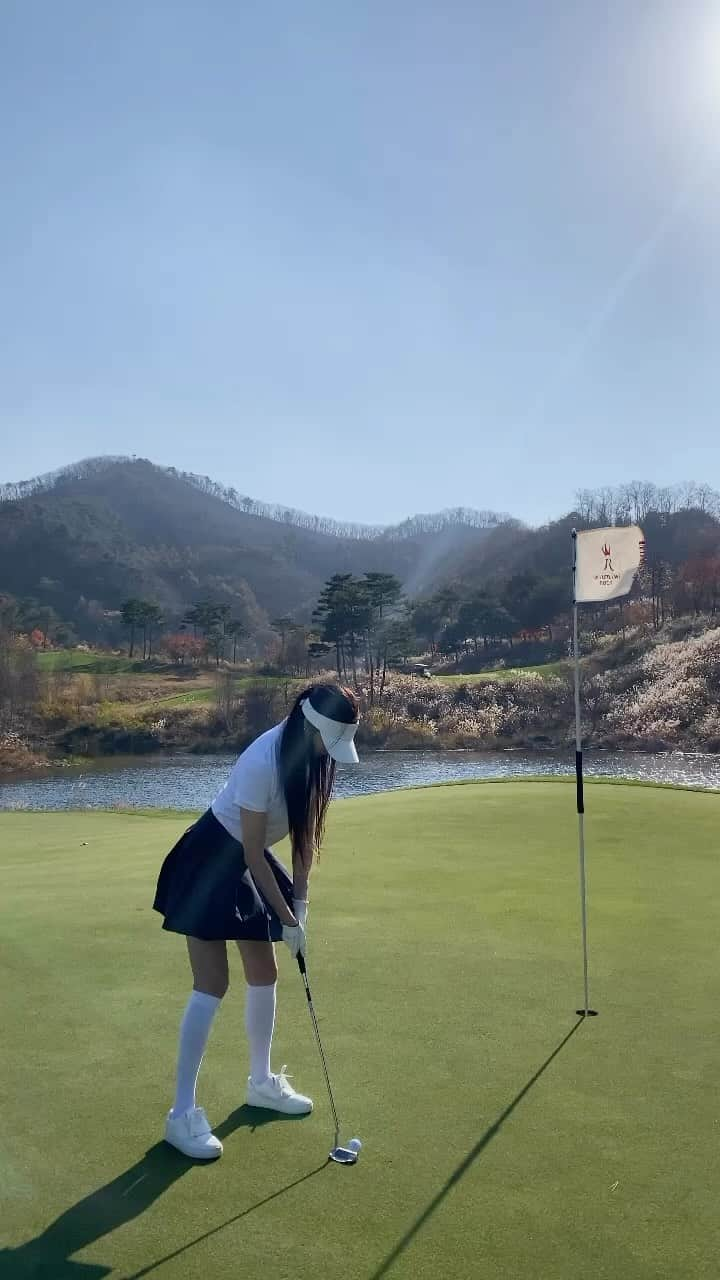 キム・サランのインスタグラム：「⛳️no~~」