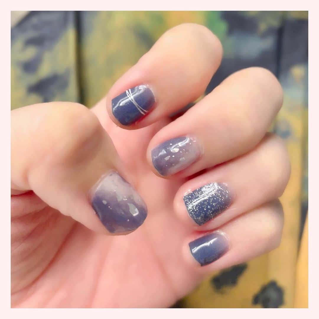 神園さやかのインスタグラム：「💅  神戸秋の音楽祭に向けて…🍂  ネイル変えました♡  #MsNail #ジェルネイル #水世界」