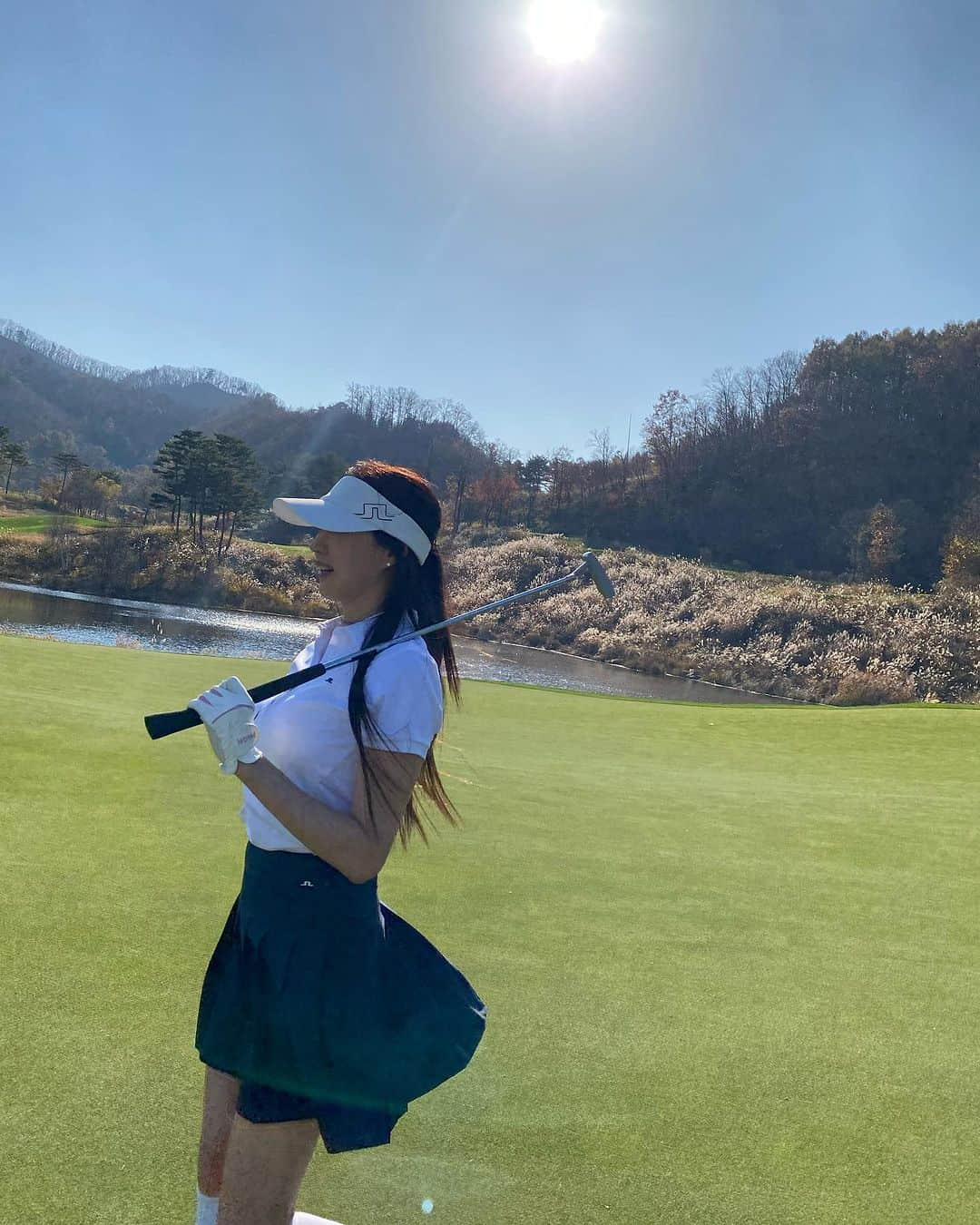 キム・サランさんのインスタグラム写真 - (キム・サランInstagram)「⛳️ #golf#ʜᴀᴘᴘʏᴛɪᴍᴇ#오랜만에#명랑골프#못쳐서더재밌음#thanks」11月3日 9時09分 - sarangkim.love