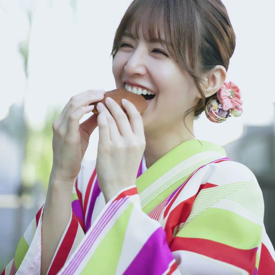 浜田真衣のインスタグラム：「着物で出掛ける特別感👘  #着物  #kimono  #kimonostyle #浅草  #asakusatokyo  #作品撮り #和装」