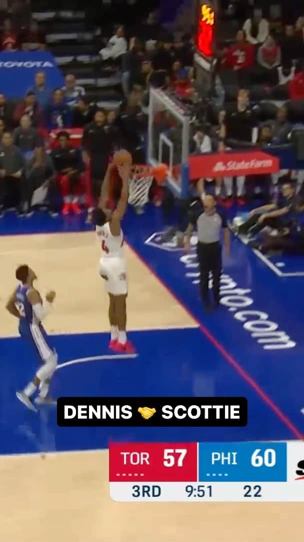 トロント・ラプターズのインスタグラム：「DEFENCE ➡️ OFFENCE」