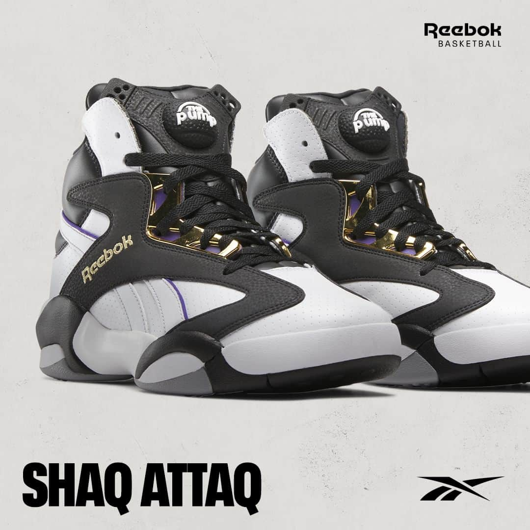 Reebok JPさんのインスタグラム写真 - (Reebok JPInstagram)「. SHAQ ATTAQ  1992年にReebokからリリースされたシャキール・オニール（通称シャック）の初代モデル「SHAQ ATTAQ 」 一人の男がスポーツ界の伝説となるまでの道のりを象徴している🏆  Shaquille O'Neal (commonly known as Shaq)'s first model "SHAQ ATTAQ" released by Reebok in 1992. It symbolizes one man's path to becoming a legend in the sports world.  #Reebok #basket #shaq」11月3日 10時00分 - reebokjp