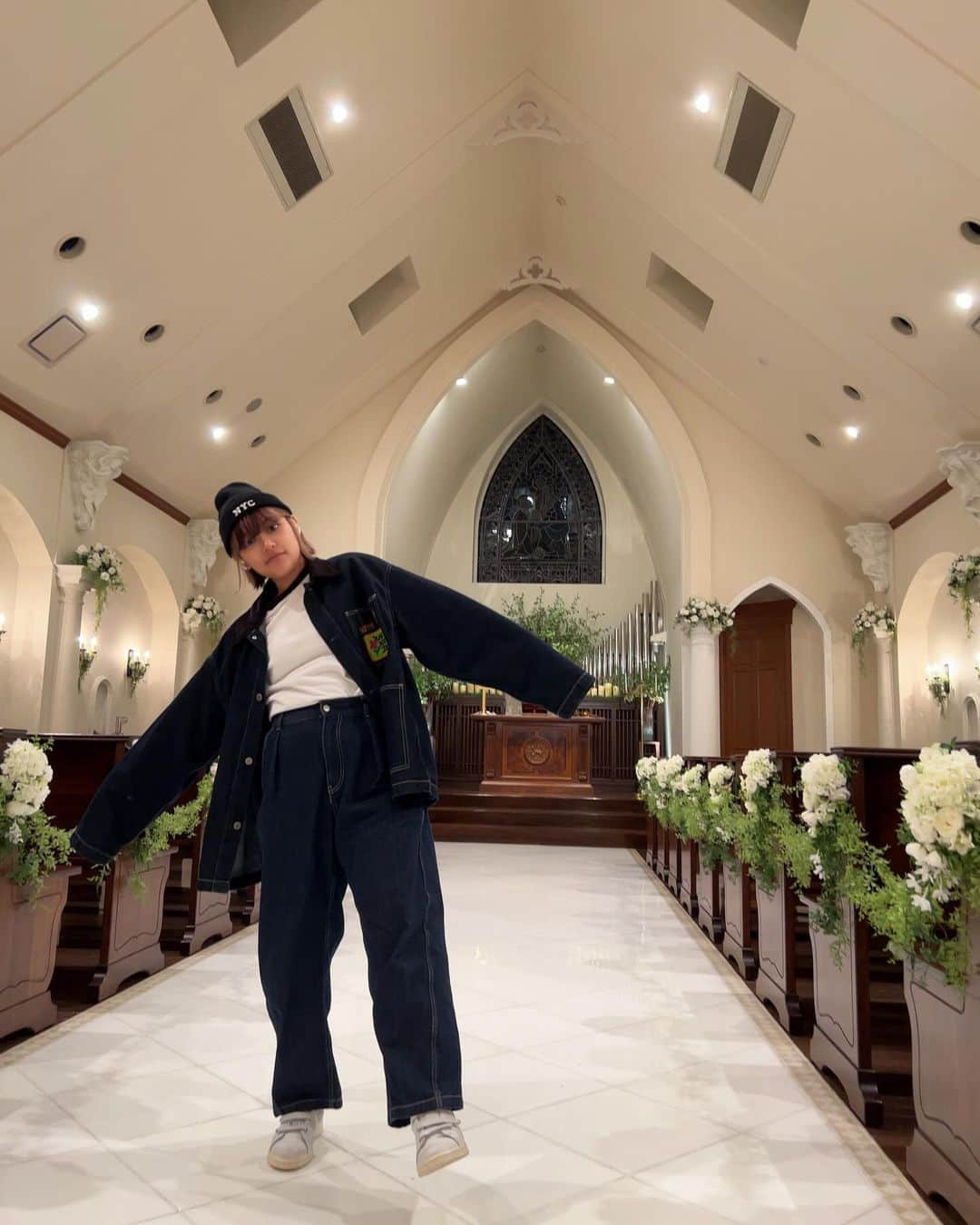 大滝友梨亜のインスタグラム：「可愛いって言われるのも嬉しい。 かっこいいとも言われるのも嬉しい。 両方を兼ね備えたいわがままっ子。  だから沢山褒めて。ほめて。  褒めたら伸びる時伸びる。 喜びは毎回😊🫶   #私服」