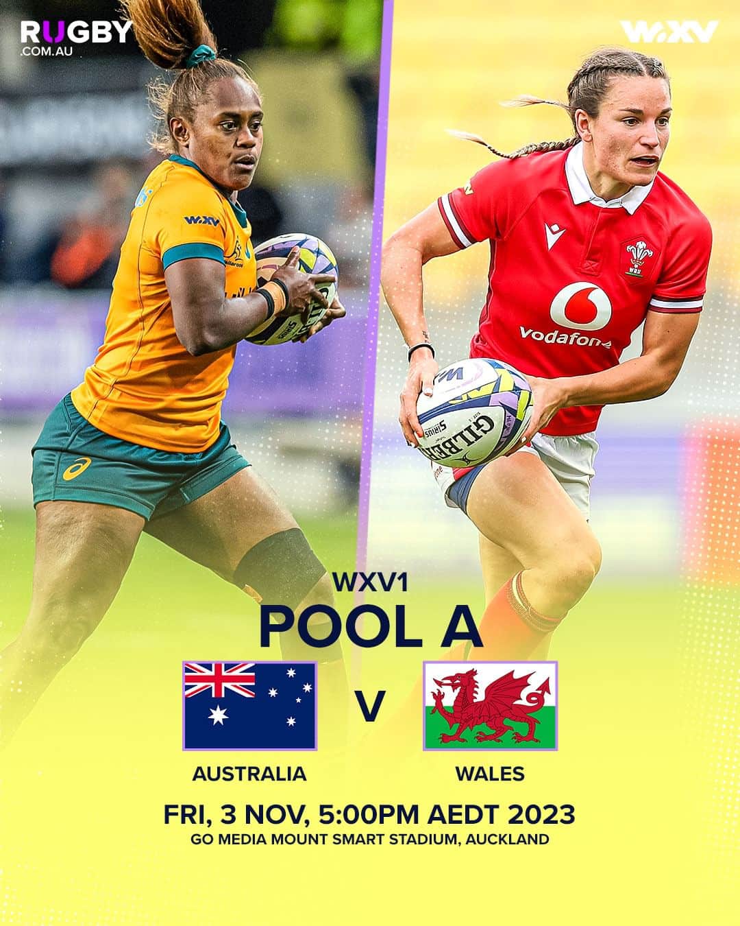 のインスタグラム：「Let's go @wallroosrugby 🔥  Watch the Wallaroos live on @StanSportAU from 5pm AEDT 📺  #Wallaroos」