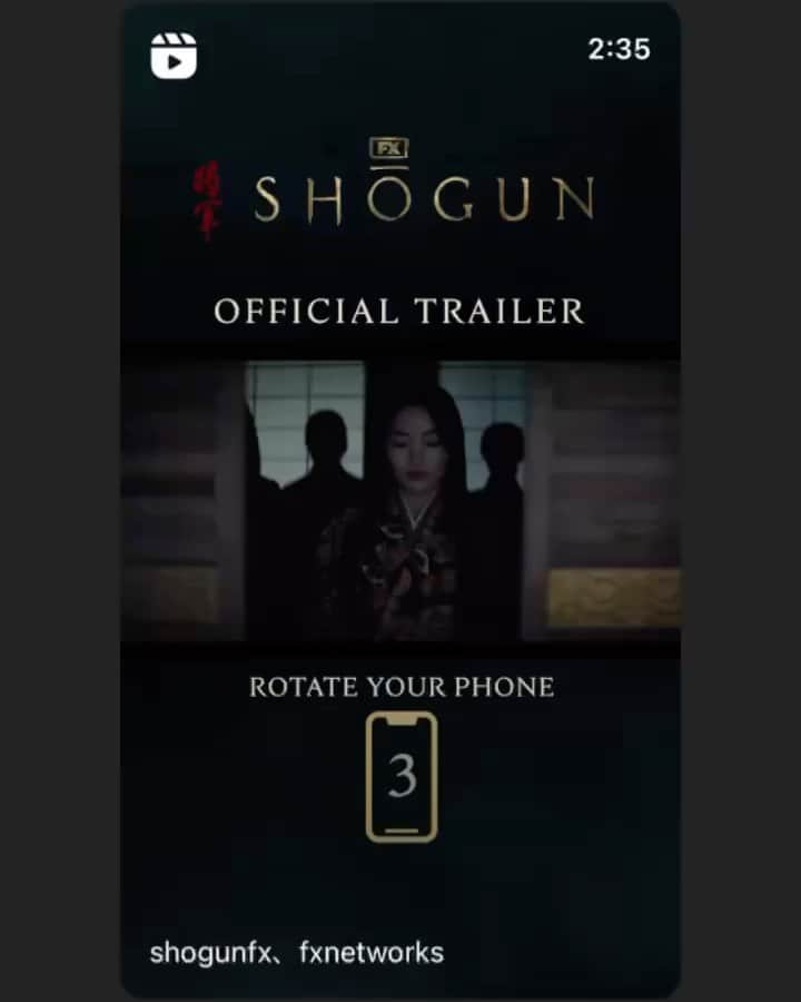 こばやしあきこのインスタグラム：「[Information release: !!!!!] Finally, we are pleased to announce that you can now see the dorama"SHOGUN" coming soon!  SHOGUN", which was shot in Canada for less than a year, will be released worldwide in February!  Finally, the information is out! Here is the trailer! It's hard to believe that this is really Canada, isn't it? Enjoy #SHOGUN, created by an amazing crew and cast, on Disney plus in Japan in February! Crew, lots of emails going back and forth today! I'm looking forward to   【情報解禁!!!!!】 ようやく皆様に観ていただけます！ カナダに一年弱行って撮影してきた作品「SHOGUN」が、 二月に世界リリースなります！ やっと情報解禁！！ 予告編トレーラーがでました！ これ、ほんとにカナダなんて思えないでしよ？ 素晴らしいクルーとキャストで作り上げた「#SHOGUN」日本ではDisney plusで二月にお楽しみください！ クルーのみんな、今日はメールがたくさん行き交ってます！楽しみ〜！」