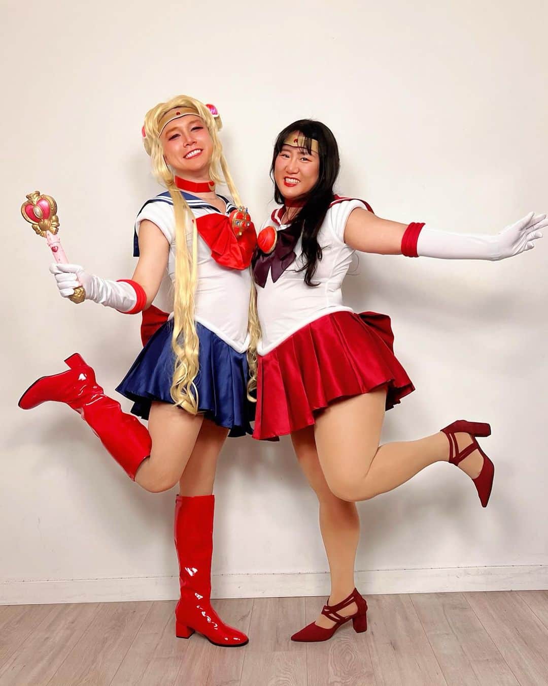 藤井美穂のインスタグラム：「All the sailor guardians assembled in WEHO ! #sailormoon」