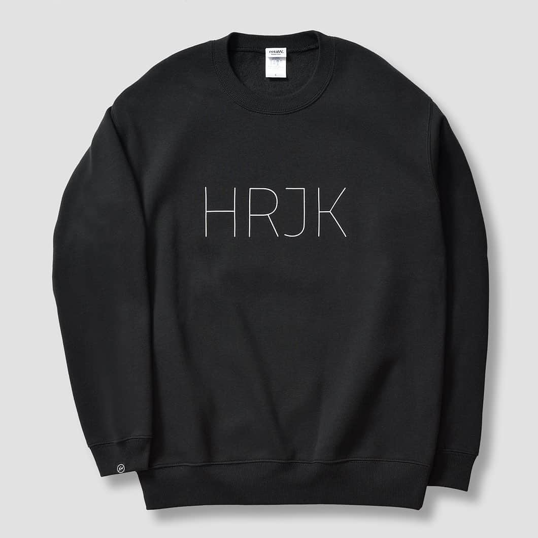 リトゥのインスタグラム：「Crewneck Sweatshirt HRJK / BLACK #retaW #retaWtokyo #retaWstoreHARAJUKU #retaWstoreTSUBAME」