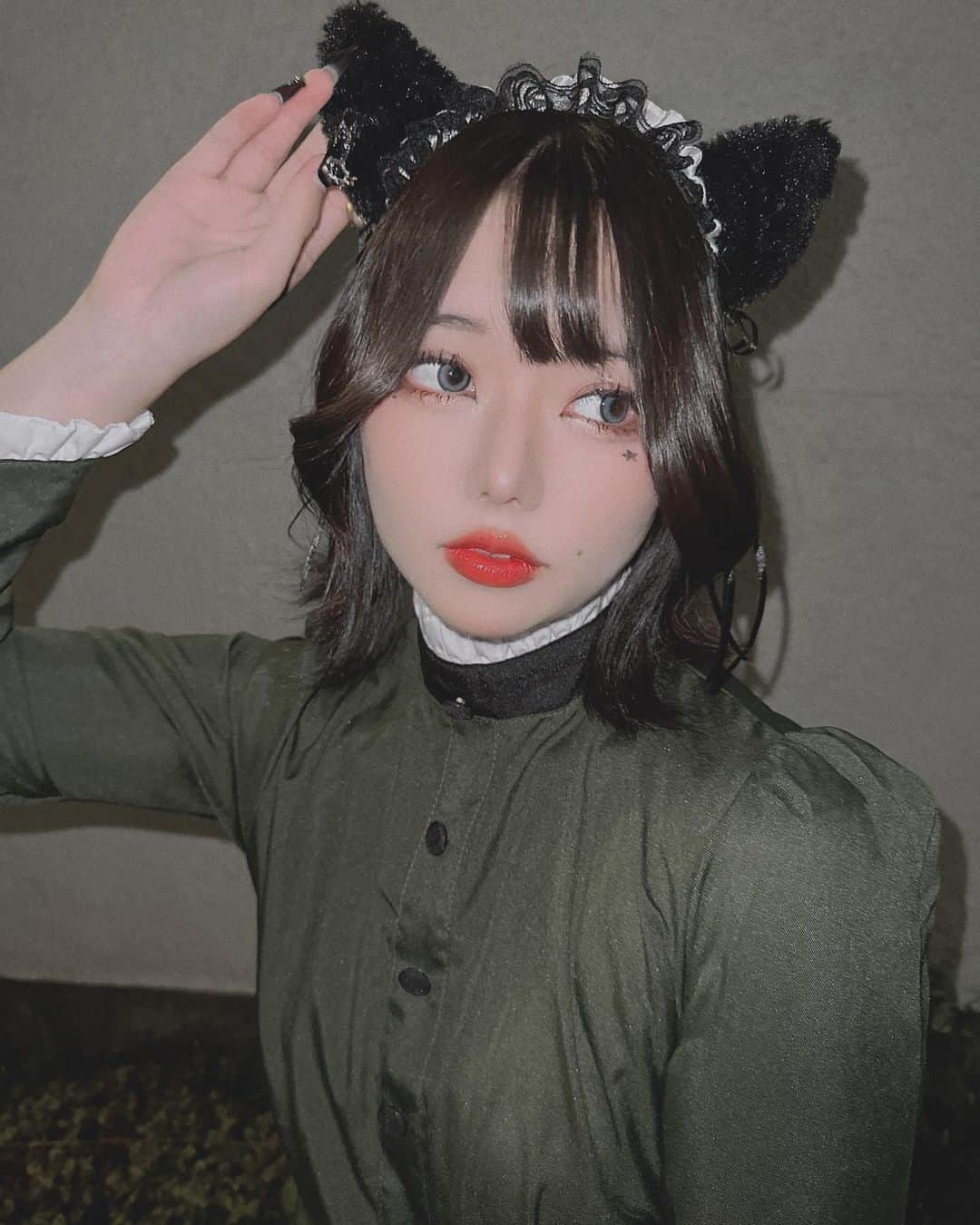 千葉妃理のインスタグラム：「にゃん」