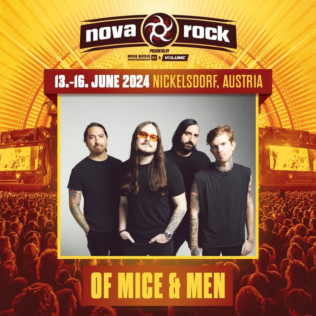 Of Mice & Menのインスタグラム：「@novarockfestival See you next summer! #NR24」