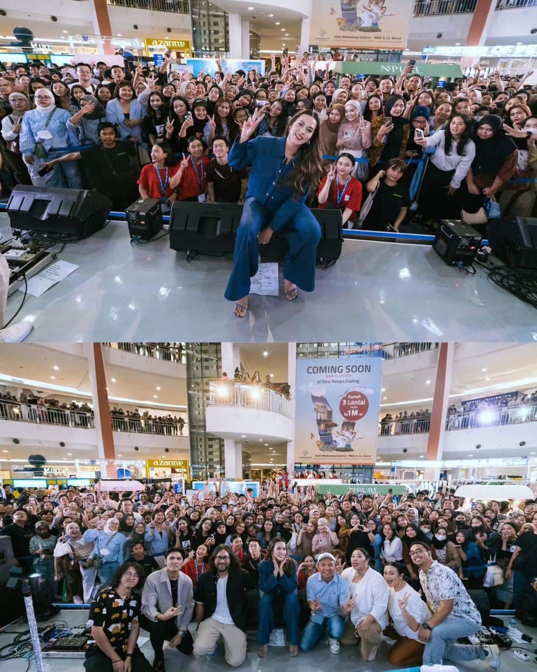 Raisa Andrianaさんのインスタグラム写真 - (Raisa AndrianaInstagram)「A little throwback from last weekend @beautyhaulofficial Udah lama ngga manggung di atrium mall begini ruame bangett, sayang banget sama penonton anti jaim ginii.. Thank you yang udah nyanyi bareng aku dan belanja @officialrainebauty pastinyaa 🫶🏻  Makeup // @ferryfahrizal  Hair // @ibaayy___  Styled // @elcofrebliaman  Photo // @agrasuseno」11月3日 21時57分 - raisa6690