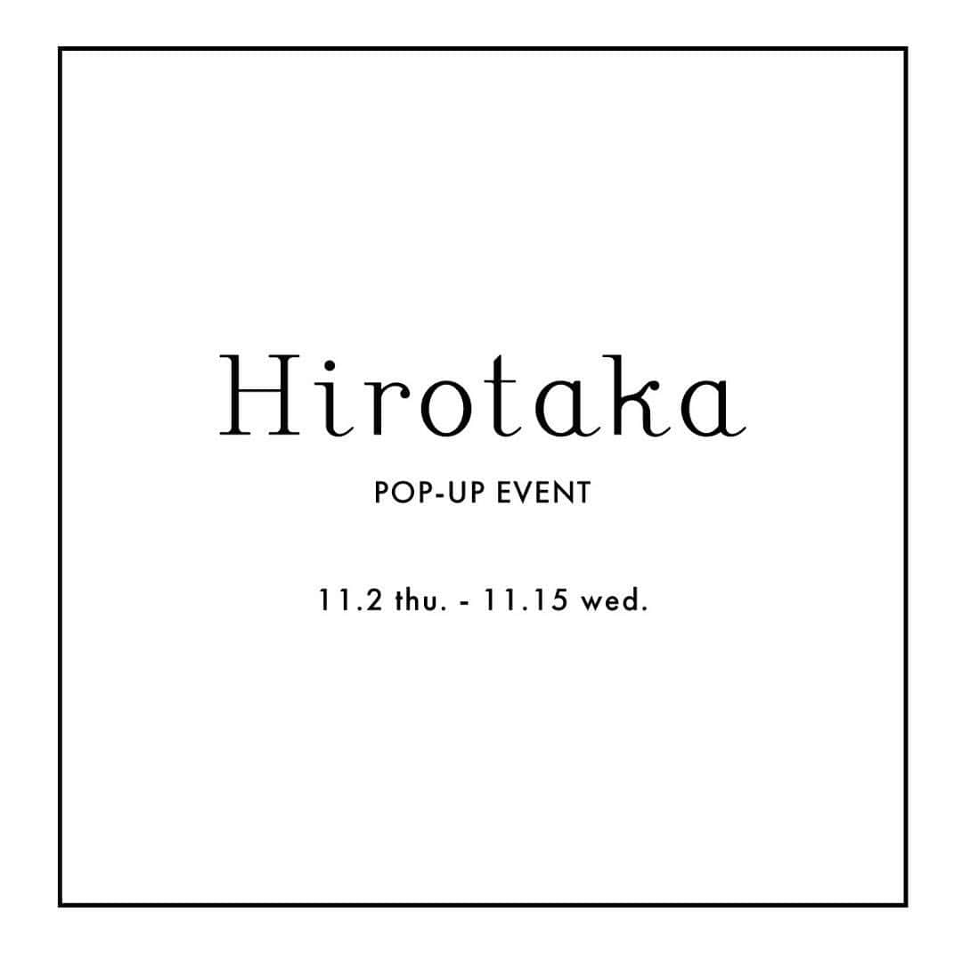 Drawing Numbersのインスタグラム：「. 【Hirotaka POPUP EVENT】 ●開催期間:11/2(木)〜11/15(水) ●開催店舗:Drawing Numbers新宿店、横浜店  シンプルでありながらエッジの効いたスタイルで 他には無いデザインを堪能できるジュエリーブランド。 ブランドを代表するGossamerシリーズや 日常使いしやすいDuneシリーズなど豊富にラインナップ。  この機会に、店頭にてぜひご覧ください。  ＜Hirotaka（ヒロタカ）＞ 2010年、NY、SOHOの小さなトランクショーから 始まった「Hirotaka」。 ミニマルでエッジの効いたスタイルは、雑誌のエディター、 スタイリストたちの口コミによって拡がり 現在はNYを中心に全米で展開。 熱帯雨林の動植物を観察し、その鋭い爪、植物のトゲ などからインスピレーションを得たラインをより抽象的、 都会的に消化し、さりげなくパンクシックなスタイルとして提案している。 ジュエリーはすべて日本の職人によるハンドメイド。  ※商品詳細につきましては、店舗へお気軽にお問合せください。  ■Drawing Numbers新宿店 東京都新宿区新宿4-1-6 NEWoMan 3F 03-3359-8517 OPEN／平日・土曜日　11:00-20:30 日曜・祝日　11:00-20:00 【新宿店公式LINE ID: @579mhzxm】  ■Drawing Numbers横浜店 神奈川県横浜市西区南幸1-1-1 NEWoMan 5F 045-534-8274 OPEN／平日・土曜日　11:00-20:00 日曜・祝日　10:00-20:00 【横浜店公式LINE ID: @461axnqo】  #drawingnumbers #ドローイングナンバーズ #popup #jewelry #hirotaka #hirotakajewelry」