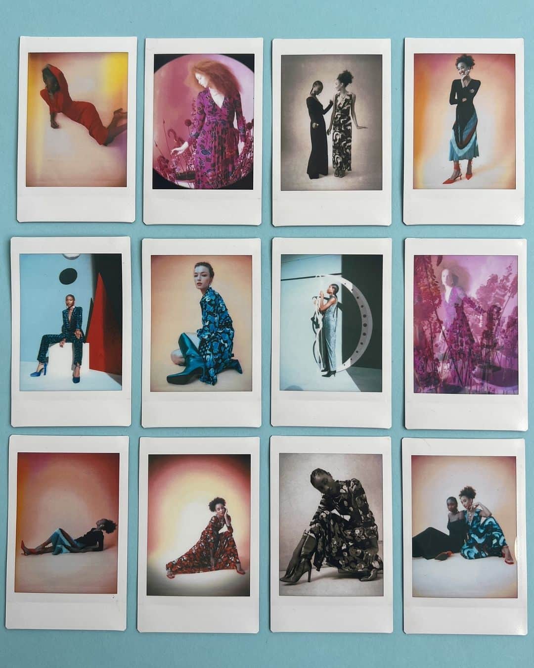 ダイアン フォン ファステンバーグのインスタグラム：「Polaroids make everything look better. BTS from shooting Winter 24 🎞️ #DVF」