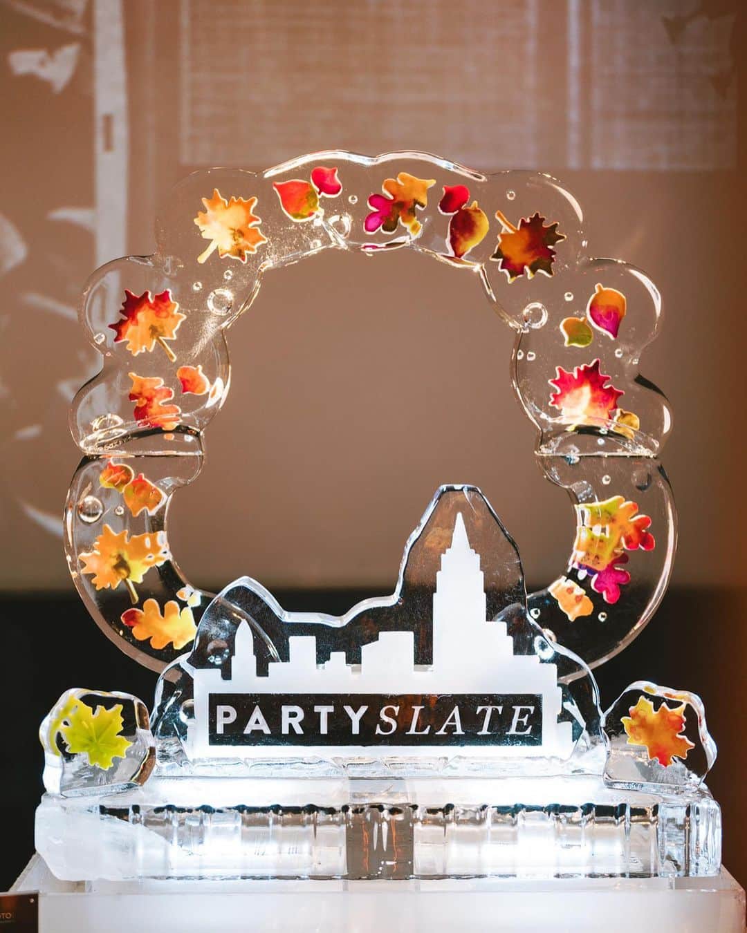 Ceci Johnsonのインスタグラム：「CORPORATE | There is no detail too small when it comes to branding. Review our couture graphic design and e-invite creations for THE PARTY by @partyslate inspired by the glorious fall season in NYC! 🗽🎉🍁 #CeciCouture  Contact us at hello@cecinewyork.com to make your event branding unforgettable!   CREATIVE PARTNERS Invitation, Event Branding + Signage: @cecinewyork Planning + Creative Design: @properfunevents @jesgordon Venue: @halldeslumieres  Entertainment: @jordankahnorchestra Catering: @rhchospitality Furniture: @rentquest_nyc Photography: @afrikarmando Videography: @kennethcooperfilms Signage + Printing: @bombshellgraphics Catering Rentals: @partyrentalltd Custom Scent: @scenting_events Custom Tote Bags: @hnrcrew Takeaway Cookies: @vincenzo_salvatore_cakes  #cecinewyork #partyslate #partygraphicdesign #partystationery #nycparty」