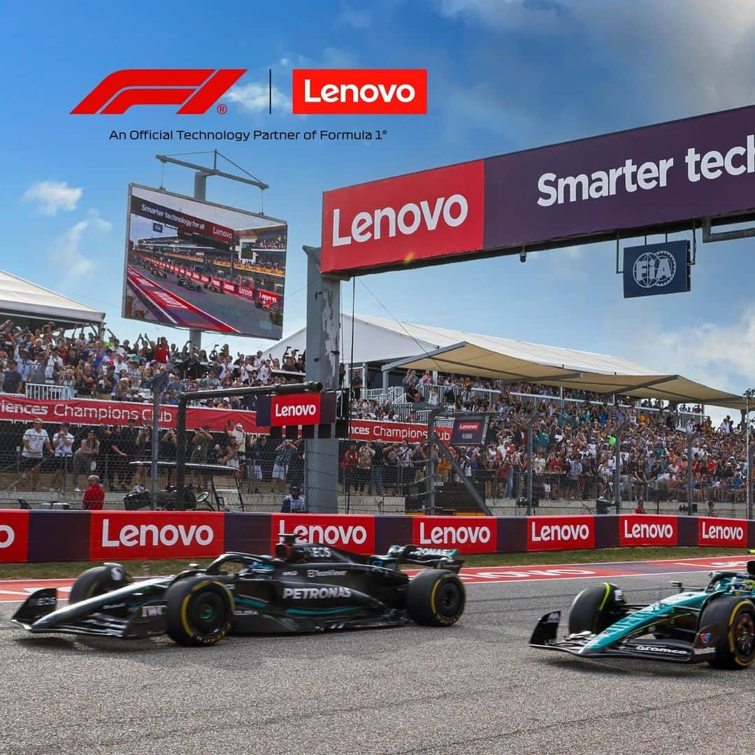Lenovoのインスタグラム：「Ready for the @F1 #BrazilGP? Let us know who you'll be rooting for in the comments! 🏎️🏁 #LenovoF1」