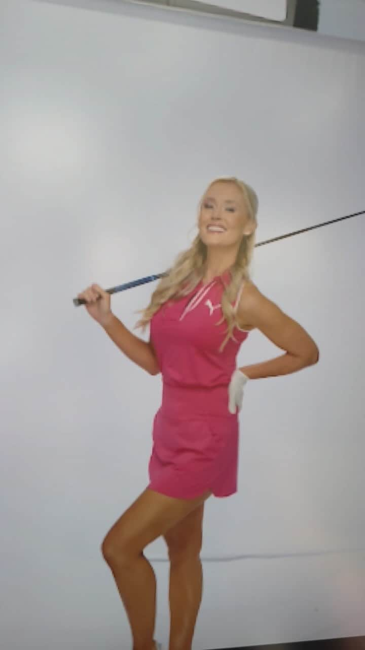 ブレア・オニールのインスタグラム：「🎥 Big things coming in 2024🔮🤫 ⛳️  @golfchannel @golfpass @pumagolf @cobragolf  #blaironealgolf #blaironeal」