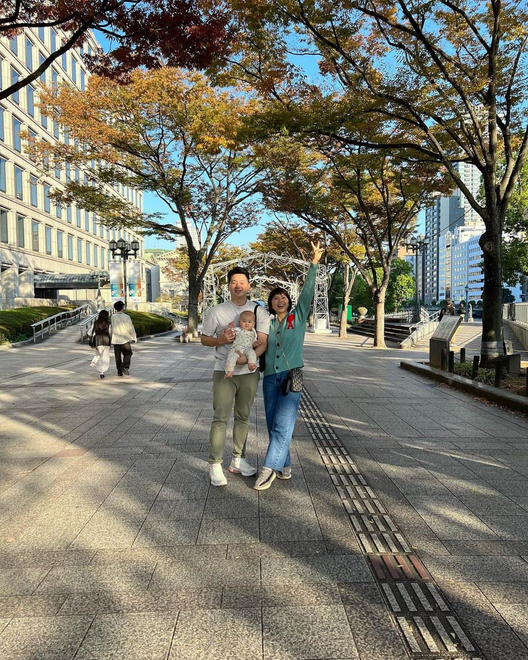 グレイシア・ポリーさんのインスタグラム写真 - (グレイシア・ポリーInstagram)「“I still remember the days I prayed for the things I have now.”   Family time in Osaka… 🩵  Photo by @olandotamba」11月3日 23時11分 - greyspolii