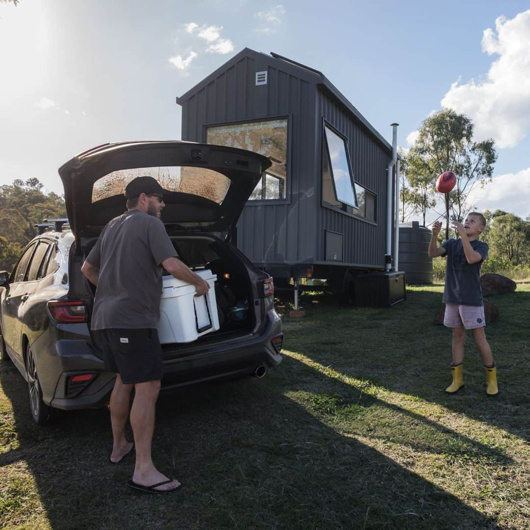 Subaru Australiaさんのインスタグラム写真 - (Subaru AustraliaInstagram)「Subaru Ambassador Courtney Atkinson recently embarked on his very own Great Australian Detour with his family. Here's what he had to say: ⁣ ⁣ "It doesn't need to be all epic to have a family micro-adventure. Sometimes you need to look close to home. With three days spare, the plan was to travel from home on the Gold Coast via Toowoomba to a tiny home on a property in Southern Queensland Country. But not from A to B. The idea was to take our time, exploring the scenic routes. A perfect playground for the Symmetrical All-Wheel Drive in the Subaru WRX Sportswagon - highways, dirt and mountain roads."⁣ ⁣ Don't forget to tune in to Channel 9 this Saturday at 12:30pm for the next episode of Subaru's Great Australian Detour. Head to the link in our bio to catch up on the latest episodes.」11月3日 14時21分 - subaruaustralia