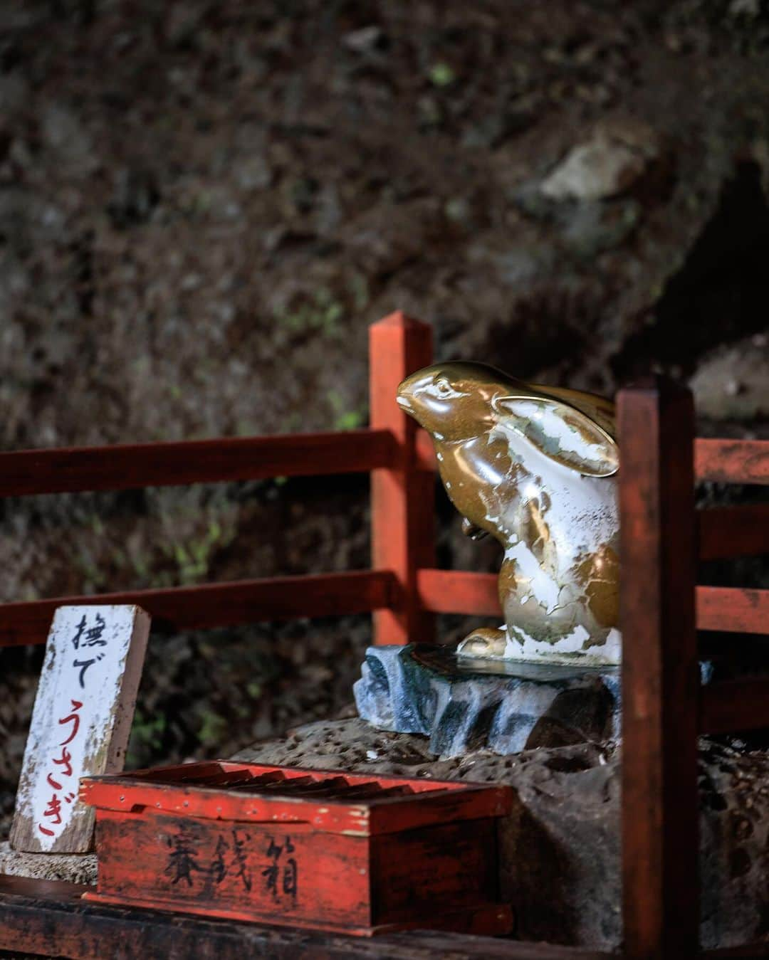 SHOCK EYEさんのインスタグラム写真 - (SHOCK EYEInstagram)「宮崎の神社といえば、 絶対に一度は行きたい場所✨ 鵜戸神宮⛩️  以前、一度行こうとした時、 道中の土砂崩れの影響で行くことができなかった💦 その時はまだ呼ばれてないんだなと 次の機会を待っていたんだけど、 ついに先日行くことができました✨  国指定の名勝でもある絶景のこの場所、 岬の突端に鎮座した鵜戸神宮は、本殿を参拝するのに階段を下るという全国でも珍しい下り宮、、 そして洞窟の中に本殿があるというこれまた珍しい神社さん。  主祭神は、鸕鷀草葺不合尊（ウガヤフキアエズノミコト）。 初代天皇、神武天皇の父神。 そして、 共に祀られている妻の豊玉姫の出産の地でもあることから、 縁結び・夫婦円満・安産祈願・育児・海上安全のご利益があるそうだよ。  そして、、 ここにきたら必ずやりたかったのが、運玉を亀石に投げて行う祈願✨  亀石の中央にあるくぼみに運玉を投げて入ったら心願成就するそうなんだけど、挑戦をしてみたら、、  無事に入りました！！！ やったあ㊗️✨✨  全国でも唯一無二な鵜戸神宮⛩️ 是非！オススメです。  あ、ちなみにこの模様は、 宮崎放送MRTで11月末頃に、 てげ接待という特番で放送されるよ。 極楽の山さんがホストで、レッドとマッコイ斉藤さんとめちゃくちゃ楽しい宮崎旅をしてきました^ ^ 是非楽しみにしていてねー  #鵜戸神宮 #宮崎県 #てげ接待 #神社」11月3日 14時28分 - shockeye_official