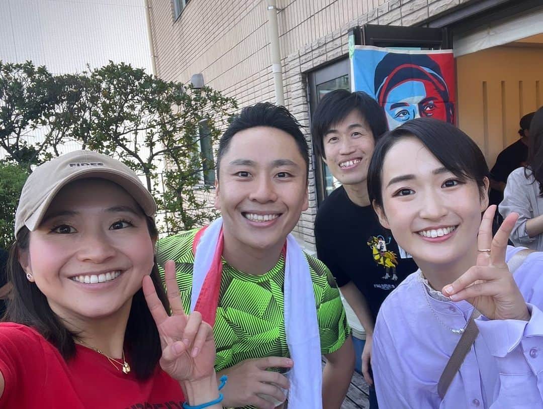 清水希容のインスタグラム：「アスリート&経営人＆アーティスト＆シェフ BIG BBQ🍖 みんなエネルギッシュでした 素晴らしい会ありがとうございました😊  @yuki_ota_fencing  @kobori.sosho  ありがとうございます！  #アスリート#経営人#アーティスト#シェフ #athlete#BBQ#thankyou」