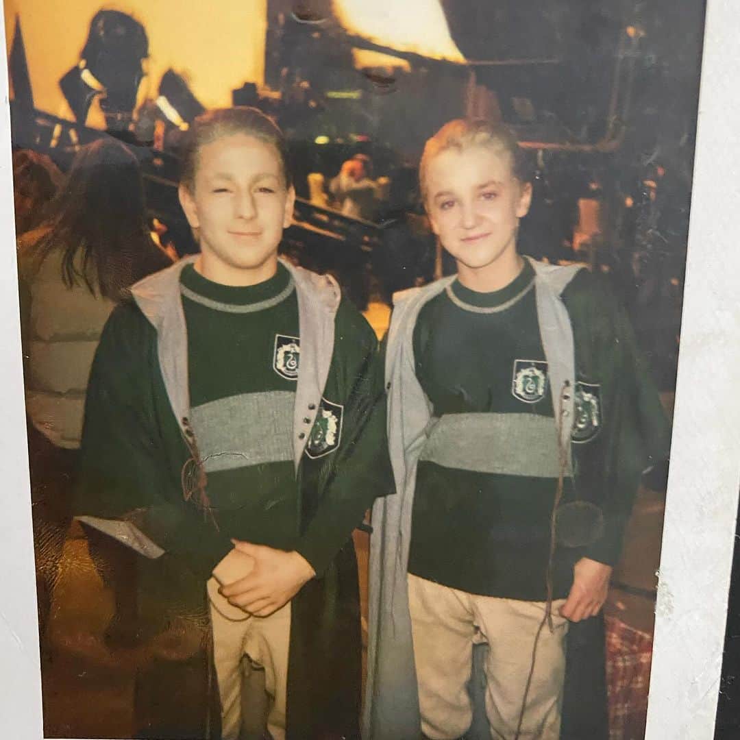 トム・フェルトンのインスタグラム：「He didn’t just stunt double POTTAH either @davidholmes83 🐍 ❤️ #davidholmestheboywholived」