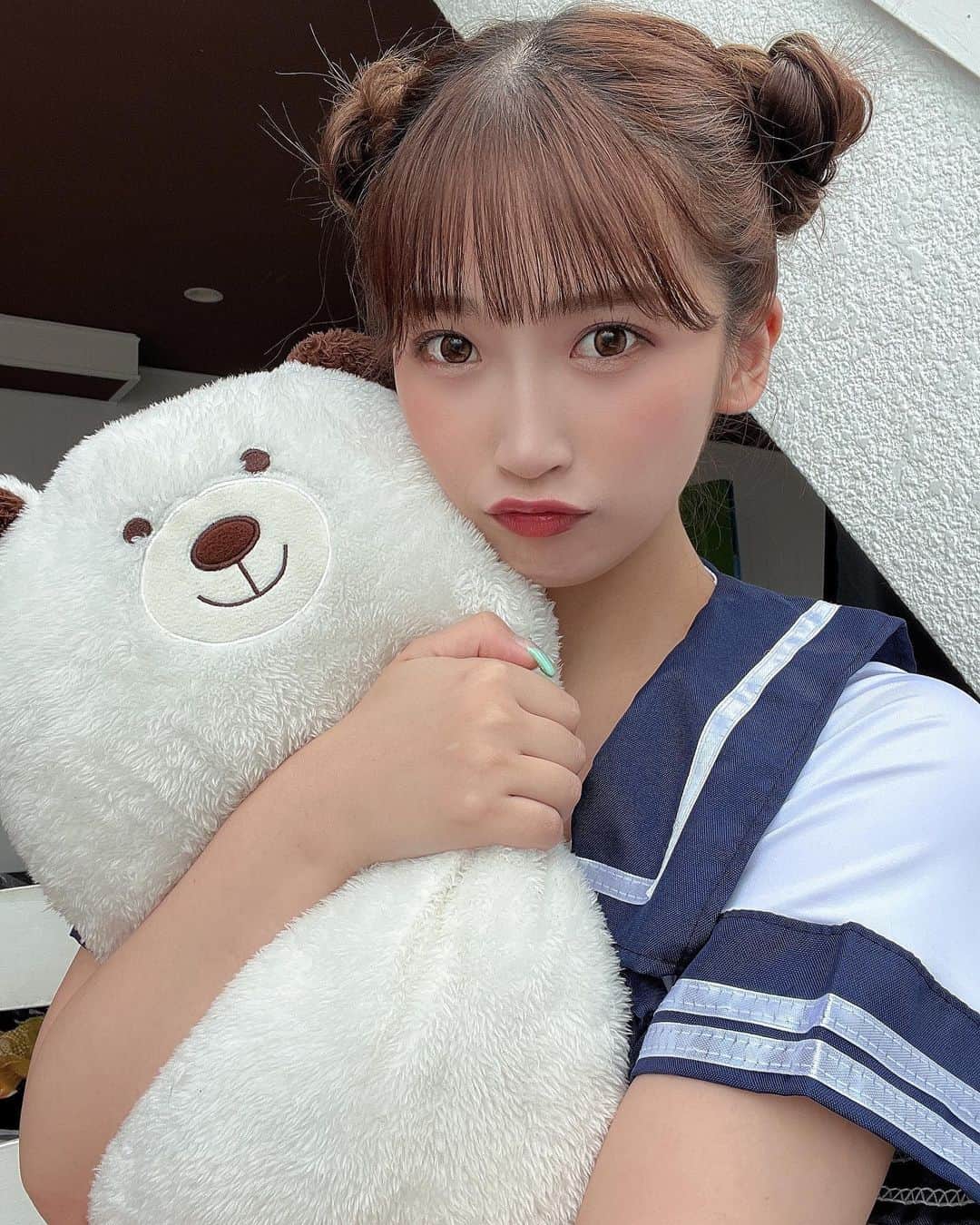 美園和花のインスタグラム：「ぎゅーしたい🐻💕」