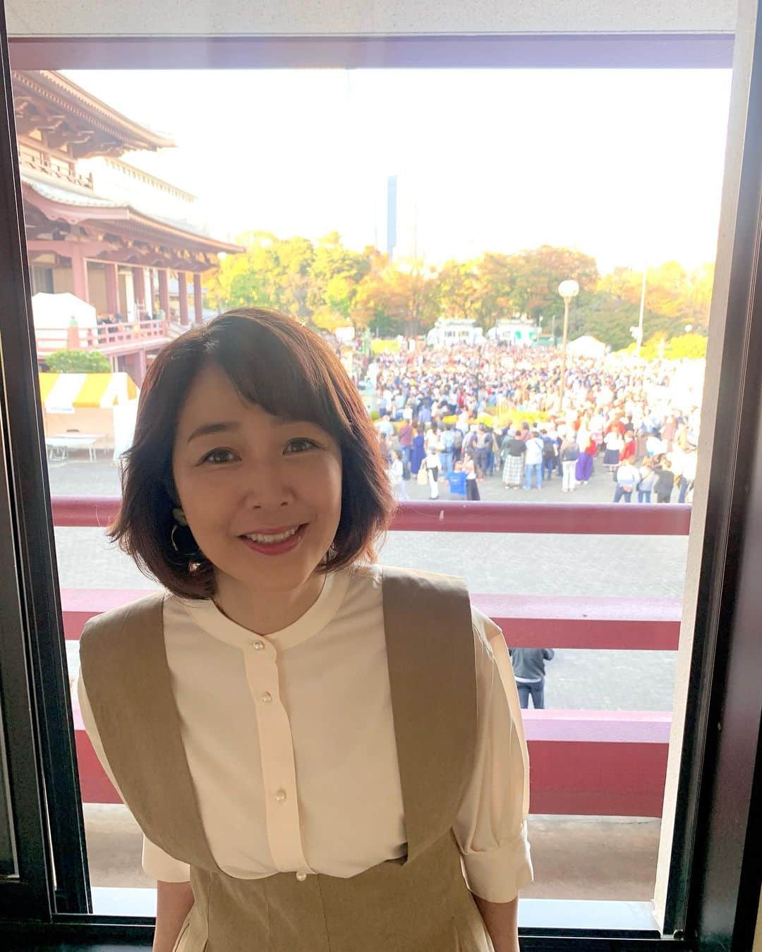 のインスタグラム：「*  　📻　文化放送 浜祭 　『西川あやの おいでよ！クリエイティ部』～フィナーレ 　　増上寺メインステージに出演させていただきました。 　　ありがとうございました！！  #文化放送 #浜祭2023 #菊池桃子 #アクセサリー #mu_accessory #momokokikuchi  #staff」
