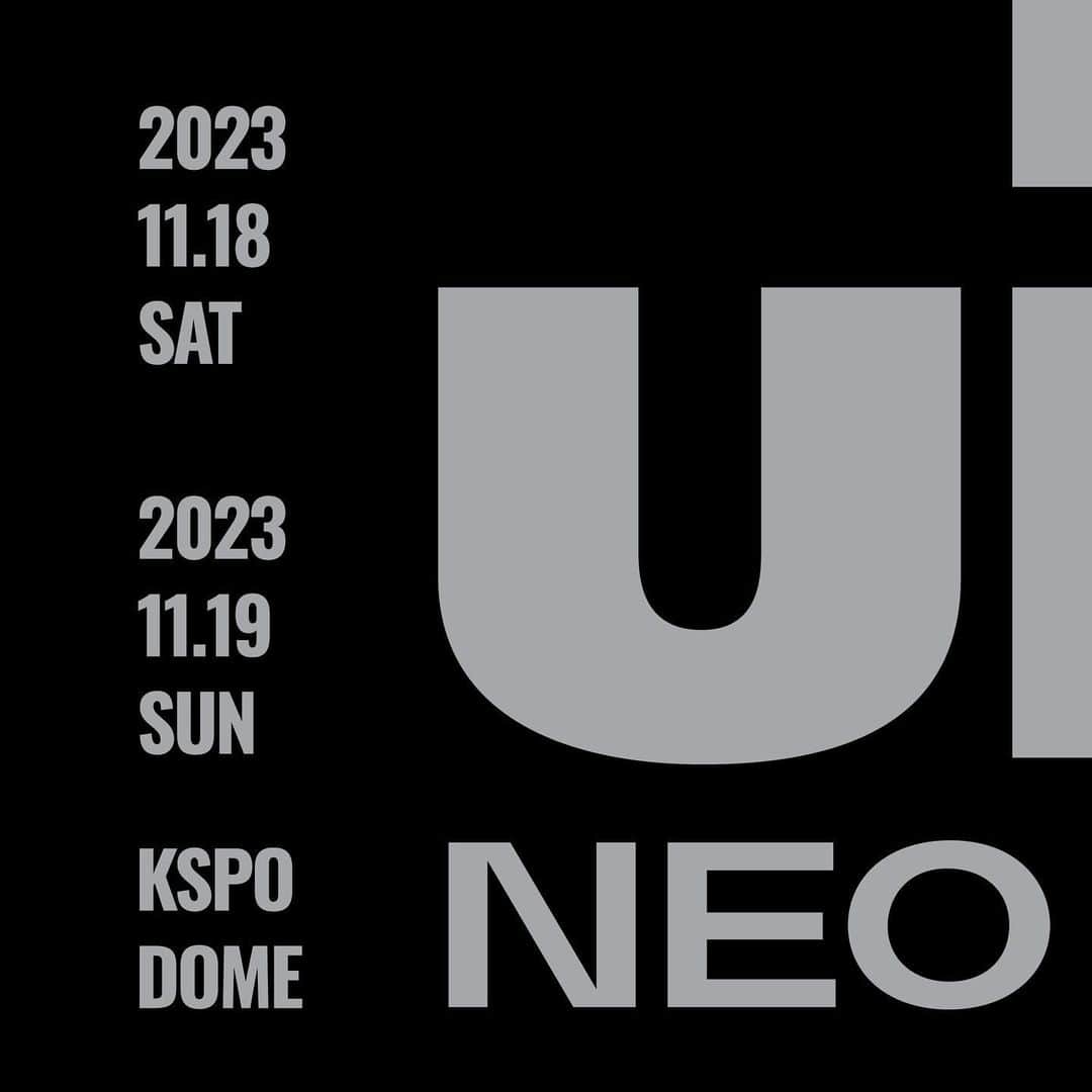 のインスタグラム：「NCT 127 3RD TOUR ‘NEO CITY : SEOUL - THE UNITY’  〖 KSPO DOME 〗 WEEK 1 ➫ 2023.11.17(FRI) - 7PM(KST) 2023.11.18(SAT) - 6PM(KST) 2023.11.19(SUN) - 4PM(KST)  WEEK 2 ➫ 2023.11.24(FRI) - 7PM(KST) 2023.11.25(SAT) - 6PM(KST) 2023.11.26(SUN) - 4PM(KST)  #NCT127 #NEOCITY #NEOCITY_THE_UNITY #NCT127_NEOCITY_THE_UNITY」