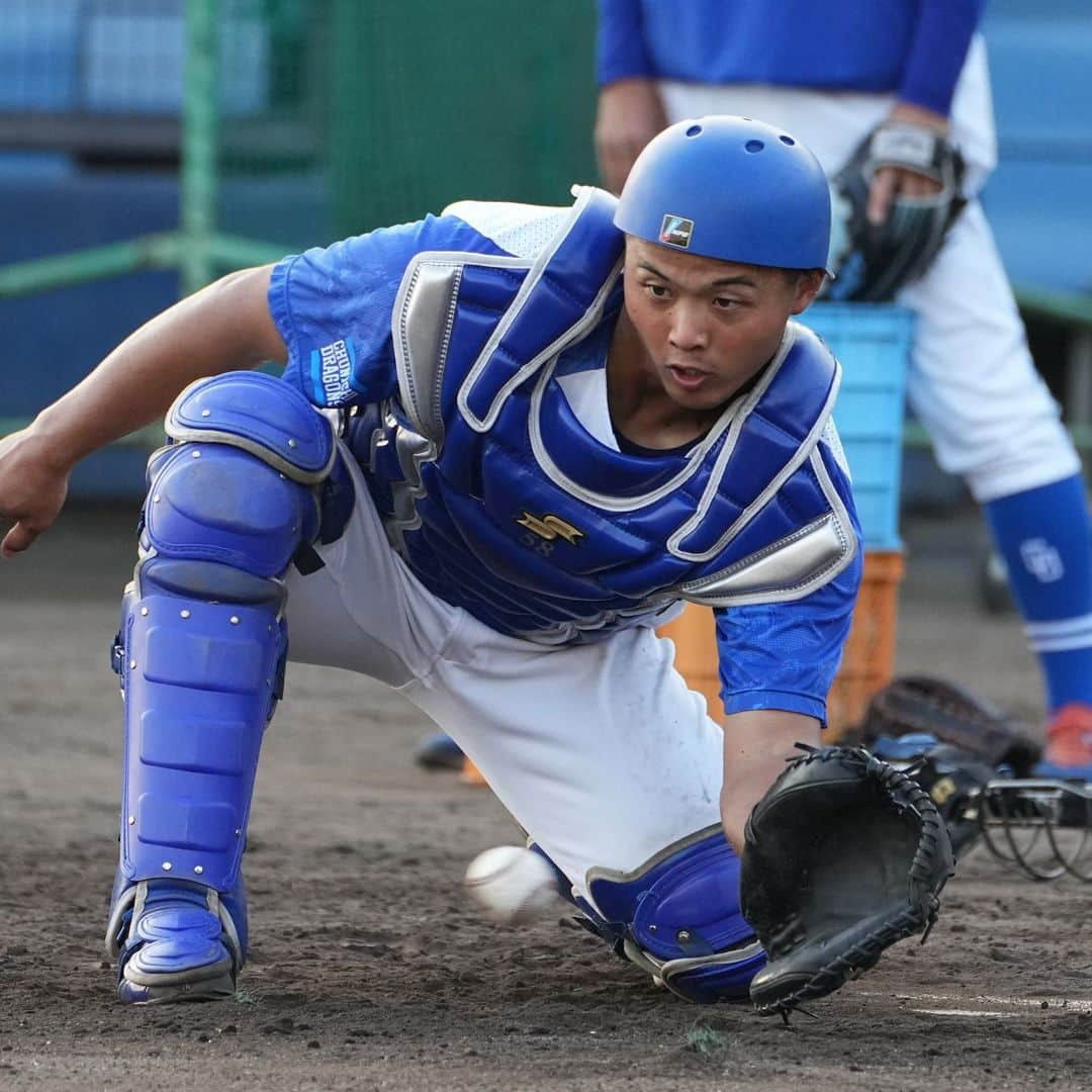 中日ドラゴンズ【公式】のインスタグラム：「#中日ドラゴンズ #石橋康太 #秋季練習 #ナゴヤ球場」