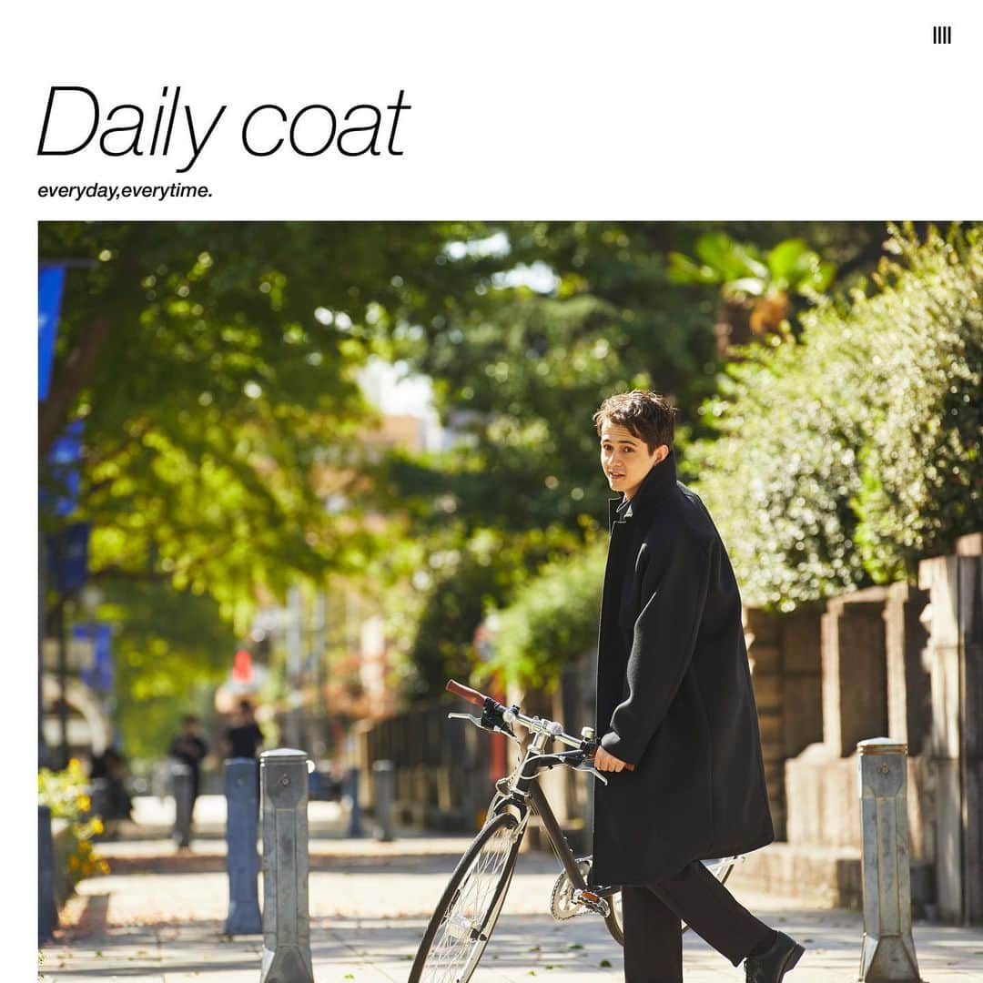 のインスタグラム：「【Daily coat -everyday,everytime】 11月号は毎日着るリアルな外出着、コート特集。 毎日着るものだからこそ、良質で、 サスティナブルで、着てラク。なものを。 SUIT SELECTの「Daily coat」特集をお楽しみください。 ・ COAT ¥31,900 ・ ・ ・ #suit #スーツ #suitselect #スーツセレクト #スーツのある日常 #leo  ・ #ビジネス #メンズ #メンズファッション #メンズコーデ #メンズコート #秋冬 #新作 #コート ・  #business #fashion #ootd #outfit #mens #mensfashion #menscode #menswear #2023aw #aw #autumn #winter #newarrival #newnormal #coat #dailycoat」