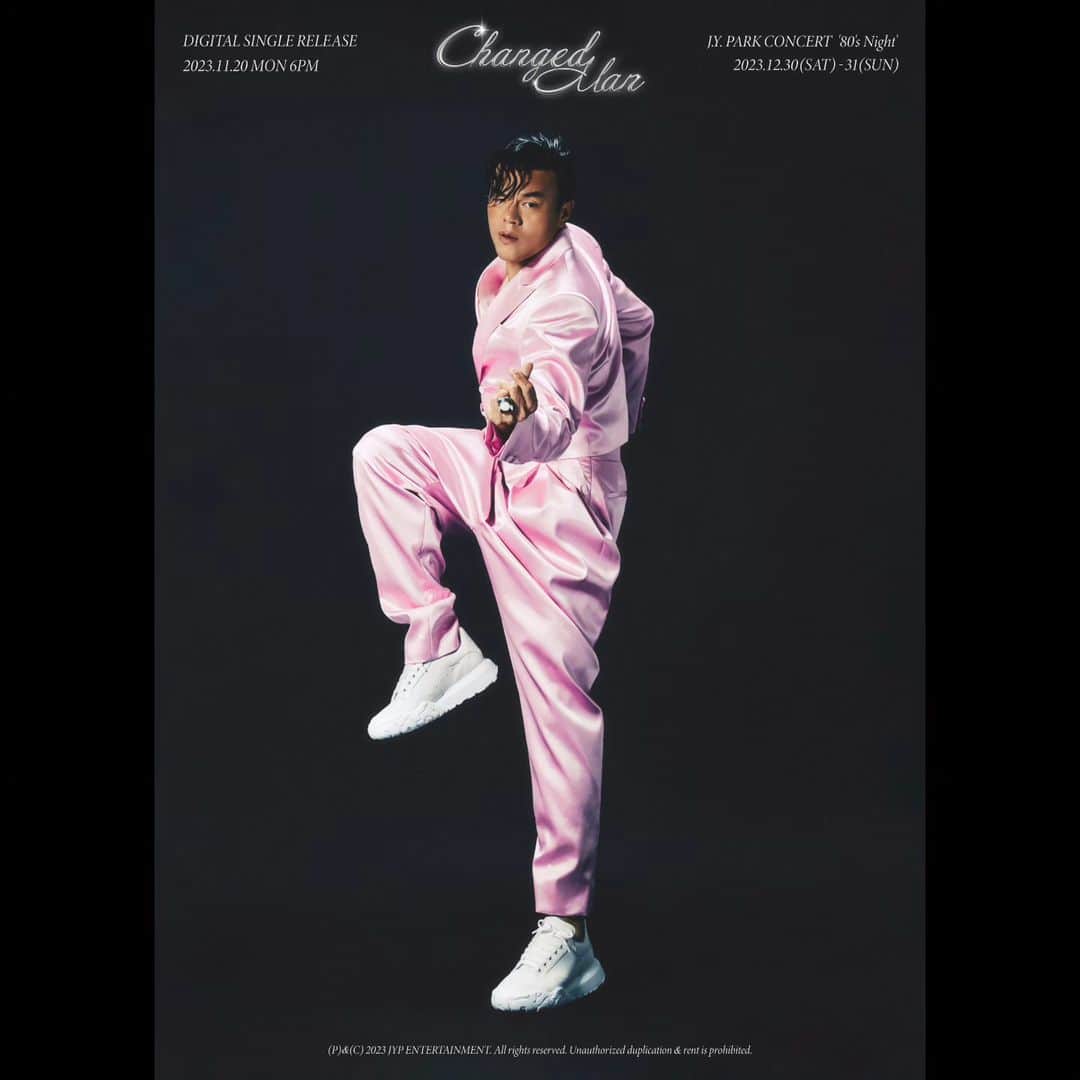 JYPエンターテインメントのインスタグラム：「박진영 (J.Y. Park) "Changed Man" Concept Photo #3  2023.11.20 MON 6PM (KST) RELEASE   PRE-SAVE "Changed Man" https://jypark.lnk.to/ChangedMan  #JYPark #박진영 #ChangedMan #체인지드맨」