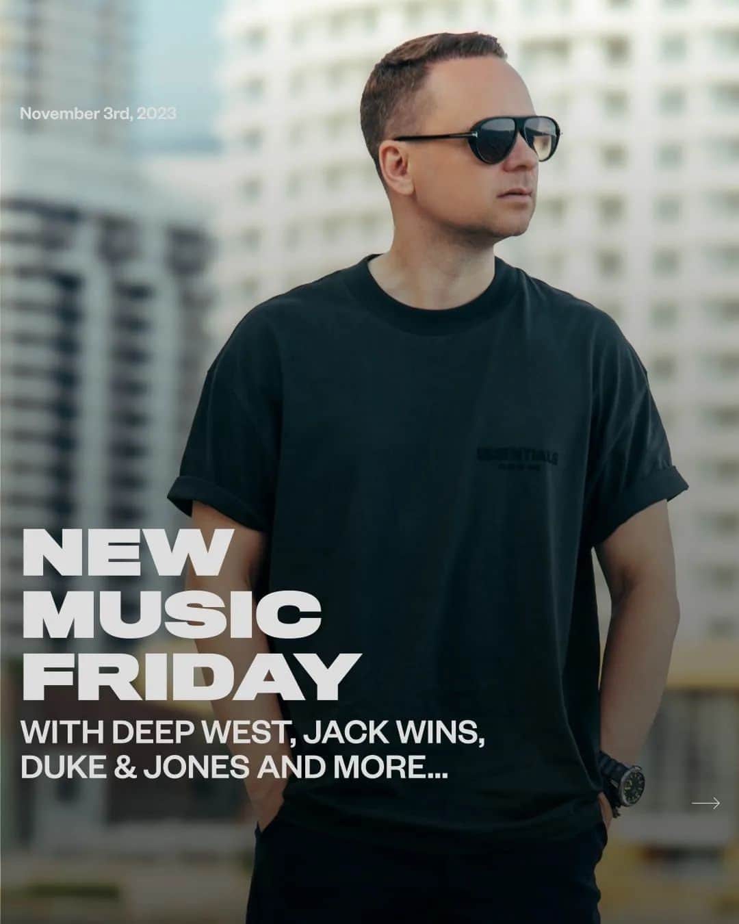 Spinnin' Recordsのインスタグラム：「It's the first NEW MUSIC FRIDAY of November and boy we've got some bangers for you 💥 Get into these new heaters from Deep West, Jack Wins, Duke & Jones and many more...  1. Deep West & Moloko - On My Mind 2. Jack Wins X Caitlyn Scarlett - Lost Without You 3. Duke & Jones – Move 4. MYKRIS x Jimmy Clash x Henry Himself - What Is A Rave 5. Advanced, Pure 100% - Swing 6. Laura van Dam & TRYAD - Dawn 7. Stisema, Fabien Darcy - Hype This Floor 8. COSMOS & Endel - Relaxing Electronic 9. R3HAB, INNA - Rock My Body (with Sash!) (Sonny Wern Remix)  @deepwestofficial @jackwins @caitlynscarlett @dukeandjones @jimmyclashmusic @djmykris @henryhimselfofficial @pure100music @weareadvanced @lauravandammusic @tryadofc @stisema @fabiendarcy1 @endelsound @r3hab @inna @dj_sash_official @sonnywern」