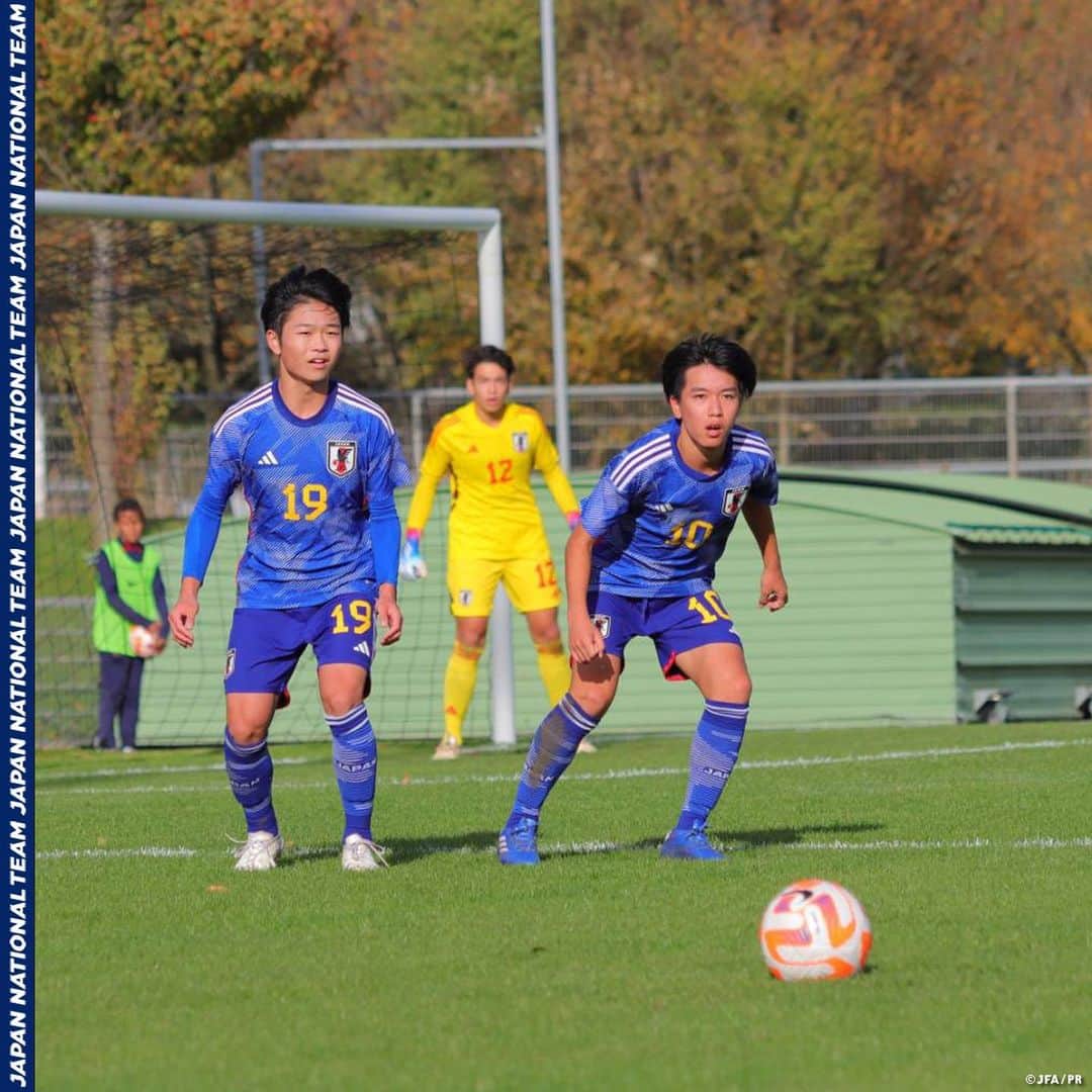 日本サッカー協会さんのインスタグラム写真 - (日本サッカー協会Instagram)「. 🔹U-15日本代表🔹 【2023.11.2 Match Report✍️】  バル・ド・マルヌ トーナメント2023第2戦は、U-15スイス代表と対戦🇯🇵⚔️🇨🇭 #吉田湊海 選手2ゴールの活躍もあり3-1で今大会初勝利を収めました！  詳しいレポートはプロフィールのJFA公式サイト『JFA.jp』から✍  #夢への勇気を #U15日本代表 #jfa #daihyo #サッカー日本代表 #サッカー #soccer #football #⚽」11月3日 18時34分 - japanfootballassociation