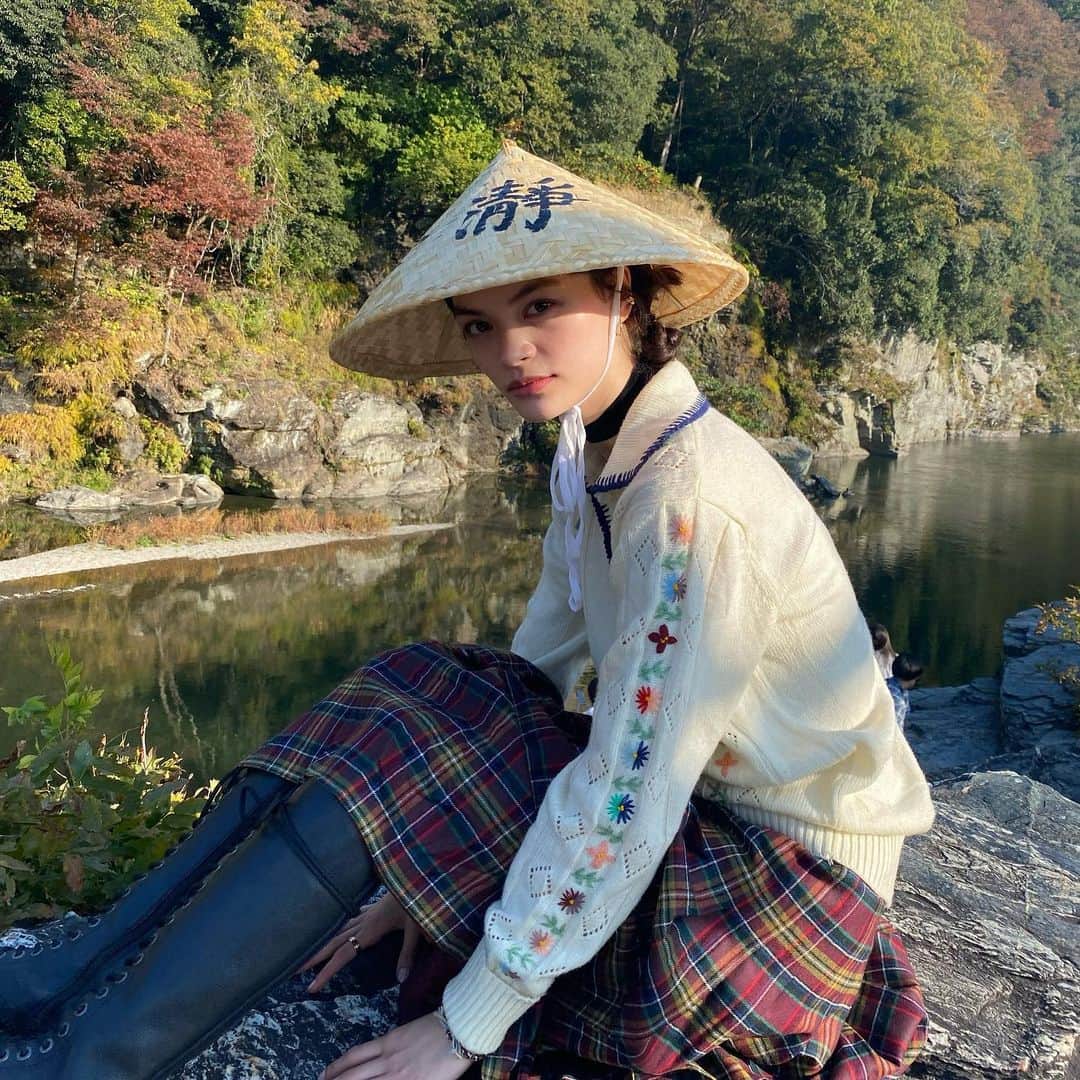 福士マリのインスタグラム：「初めての川下り🌊」