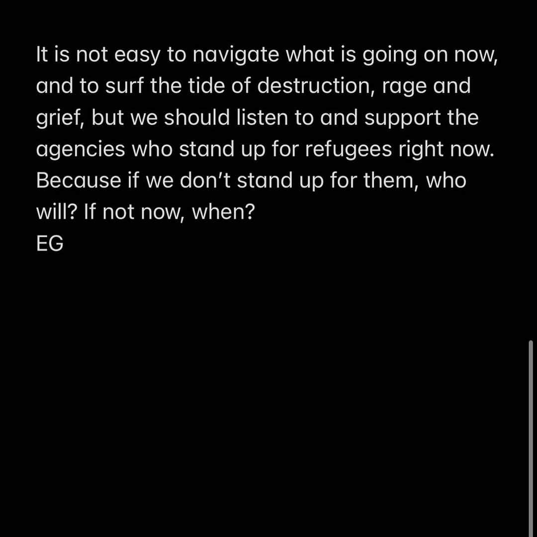 エリー・ゴールディングさんのインスタグラム写真 - (エリー・ゴールディングInstagram)「@refugees  One last thing. #FreeTheHostages」11月3日 18時55分 - elliegoulding