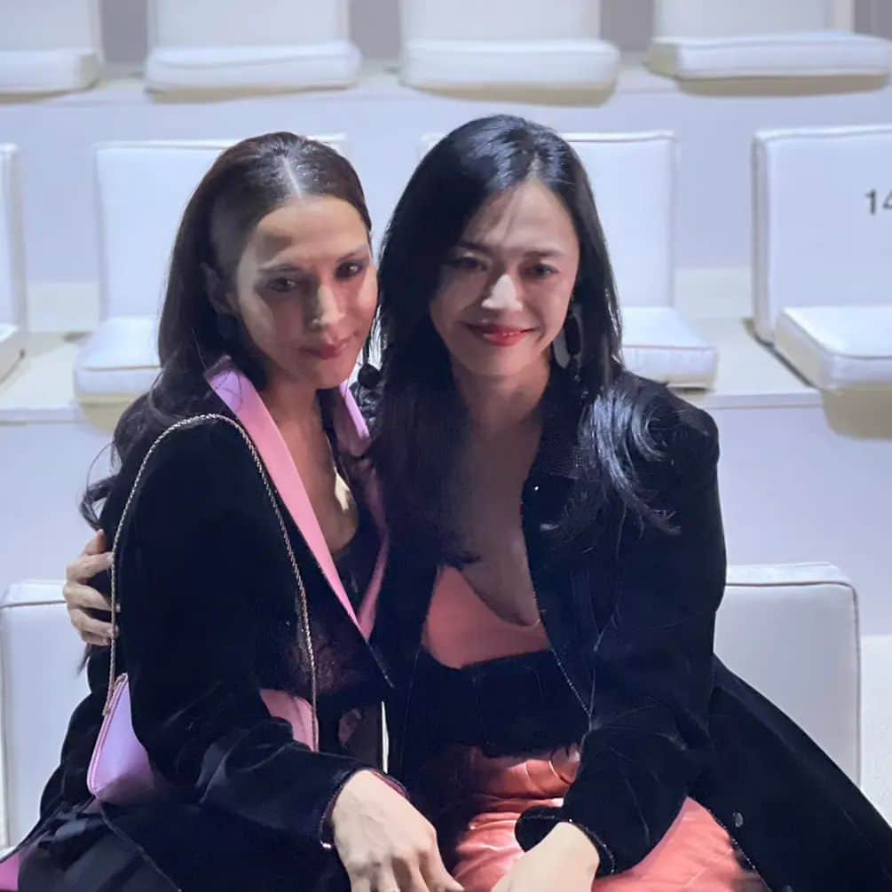 サヘル・ローズのインスタグラム：「YAO CHENさん  内面から溢れる美しさ 久しぶりに輝きをみた  愛しい方でした。  また、必ず会おうね。」