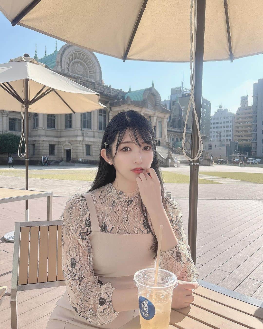 れみぱんのインスタグラム：「今日の気温最高だった🤝」