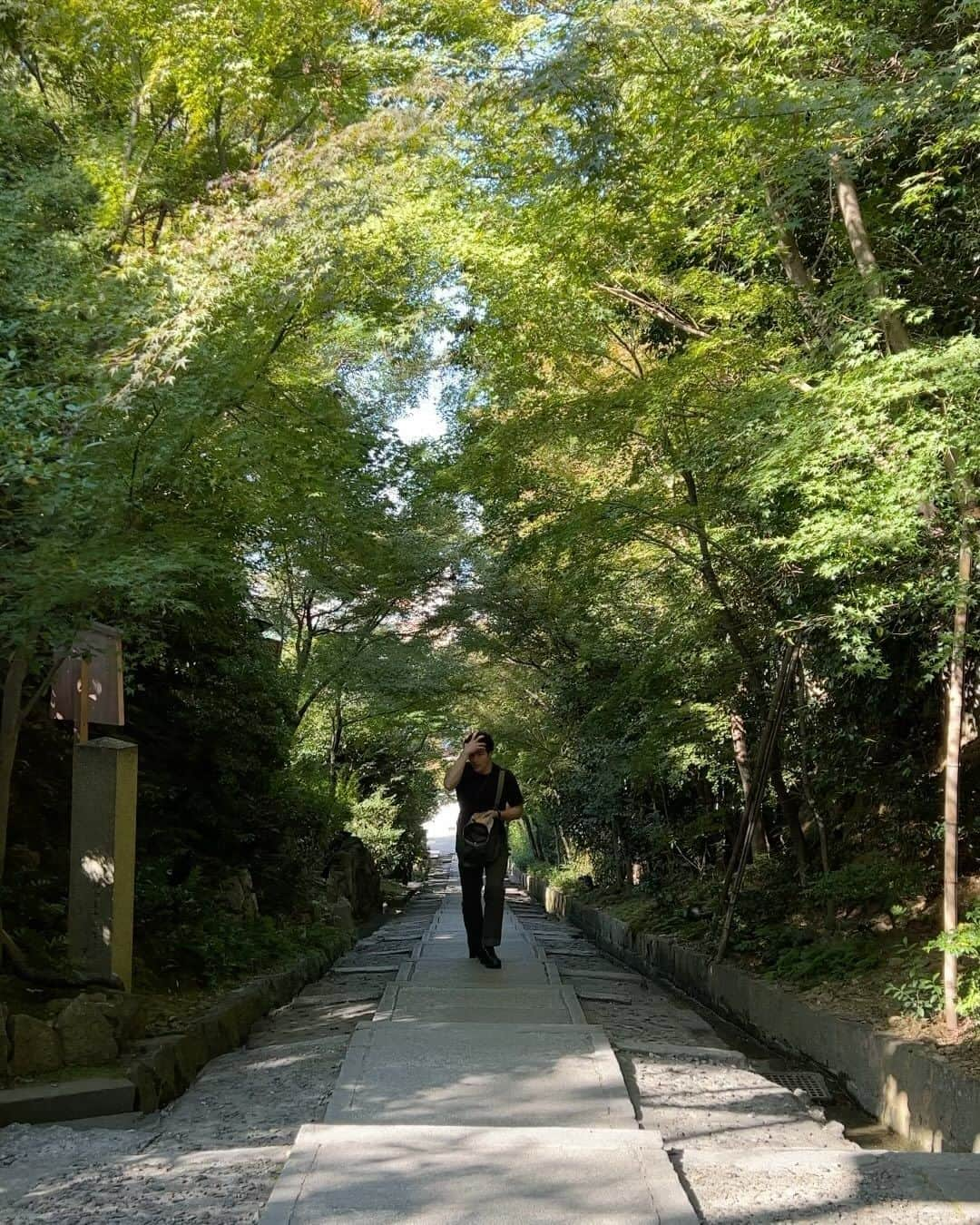 松元環季のインスタグラム：「little healing in Kyoto🍃🎋🍜」